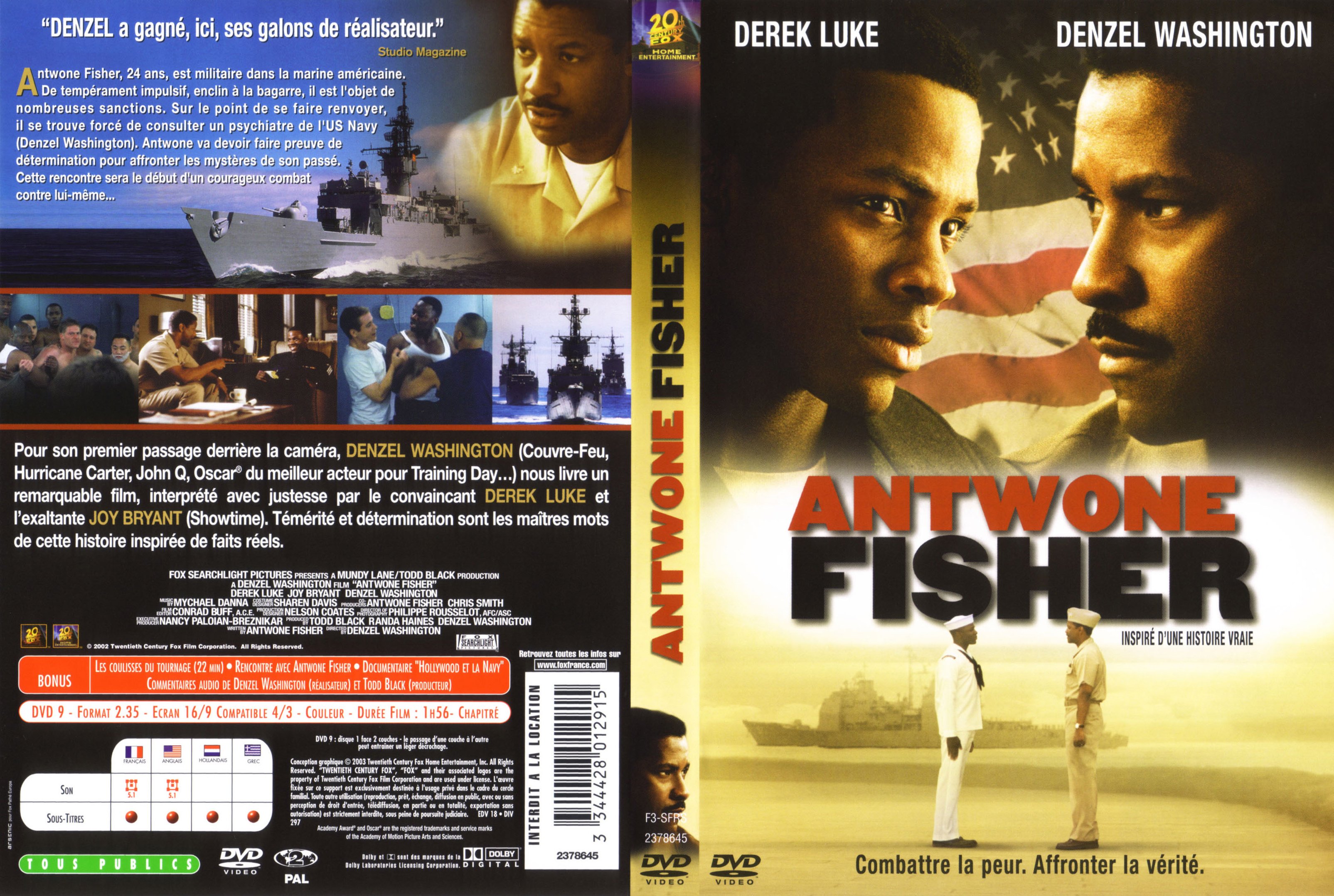 Jaquette DVD Antwone Fisher