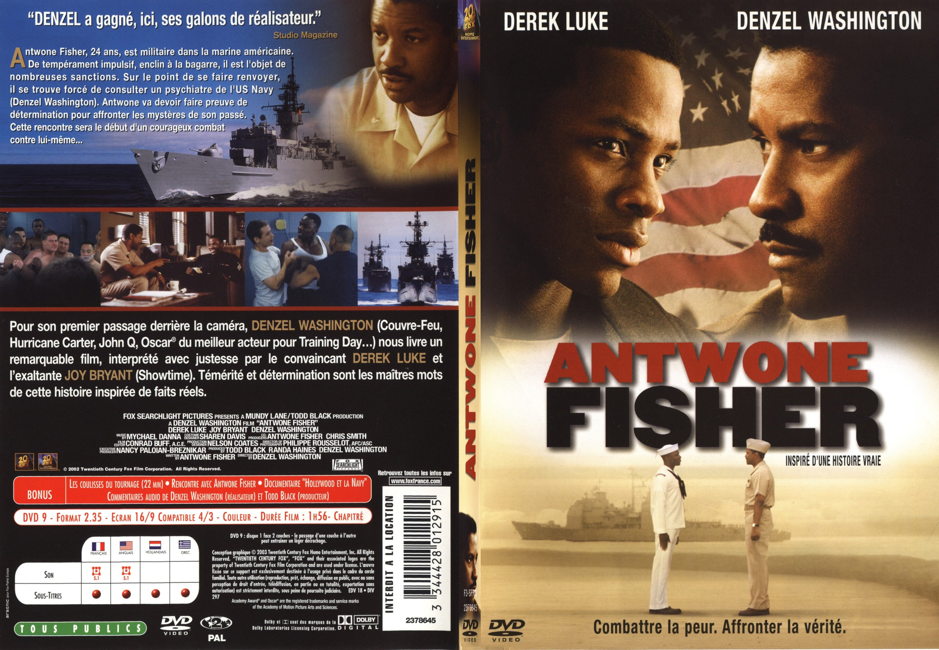 Jaquette DVD Antwone Fisher - SLIM