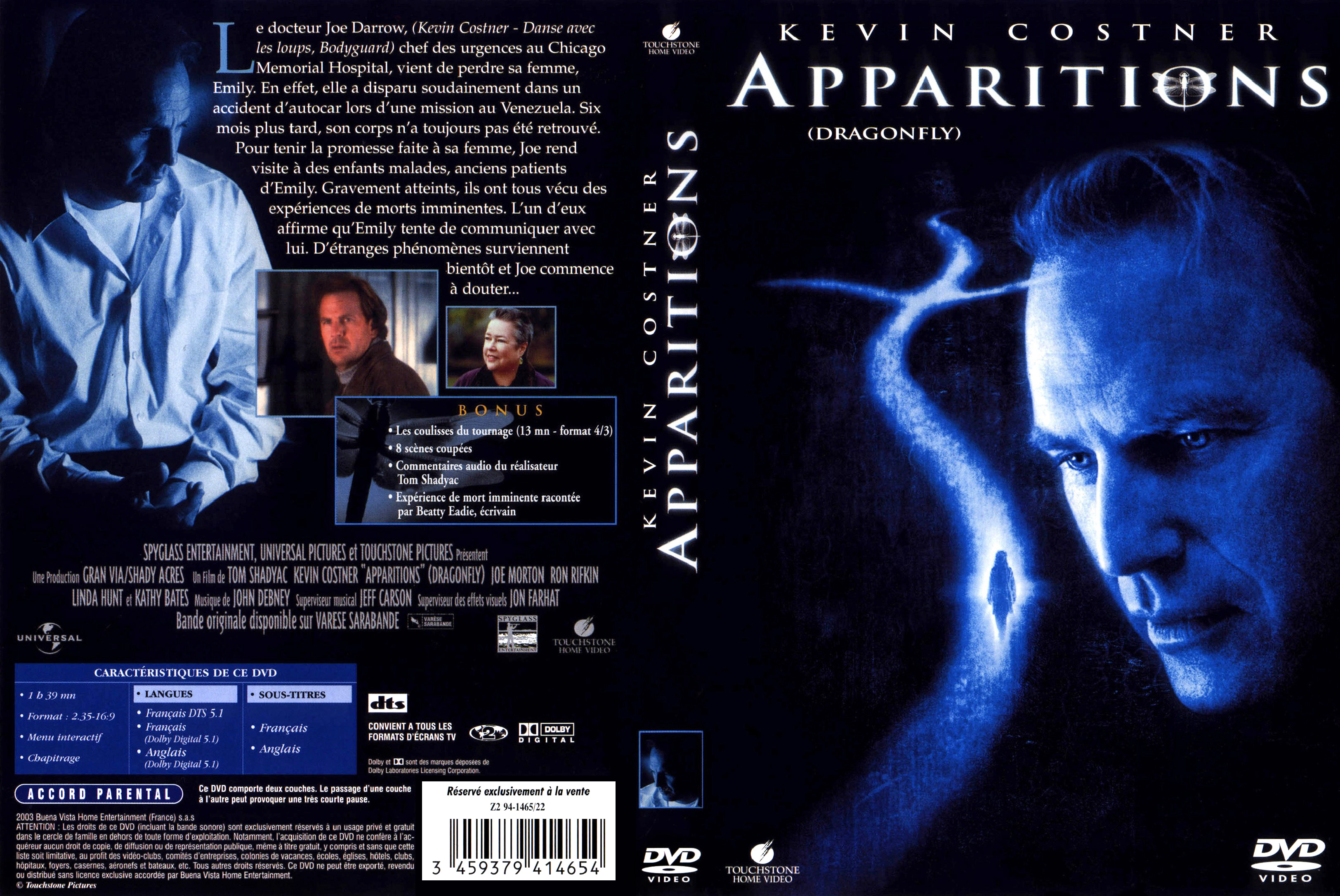 Jaquette DVD Apparitions