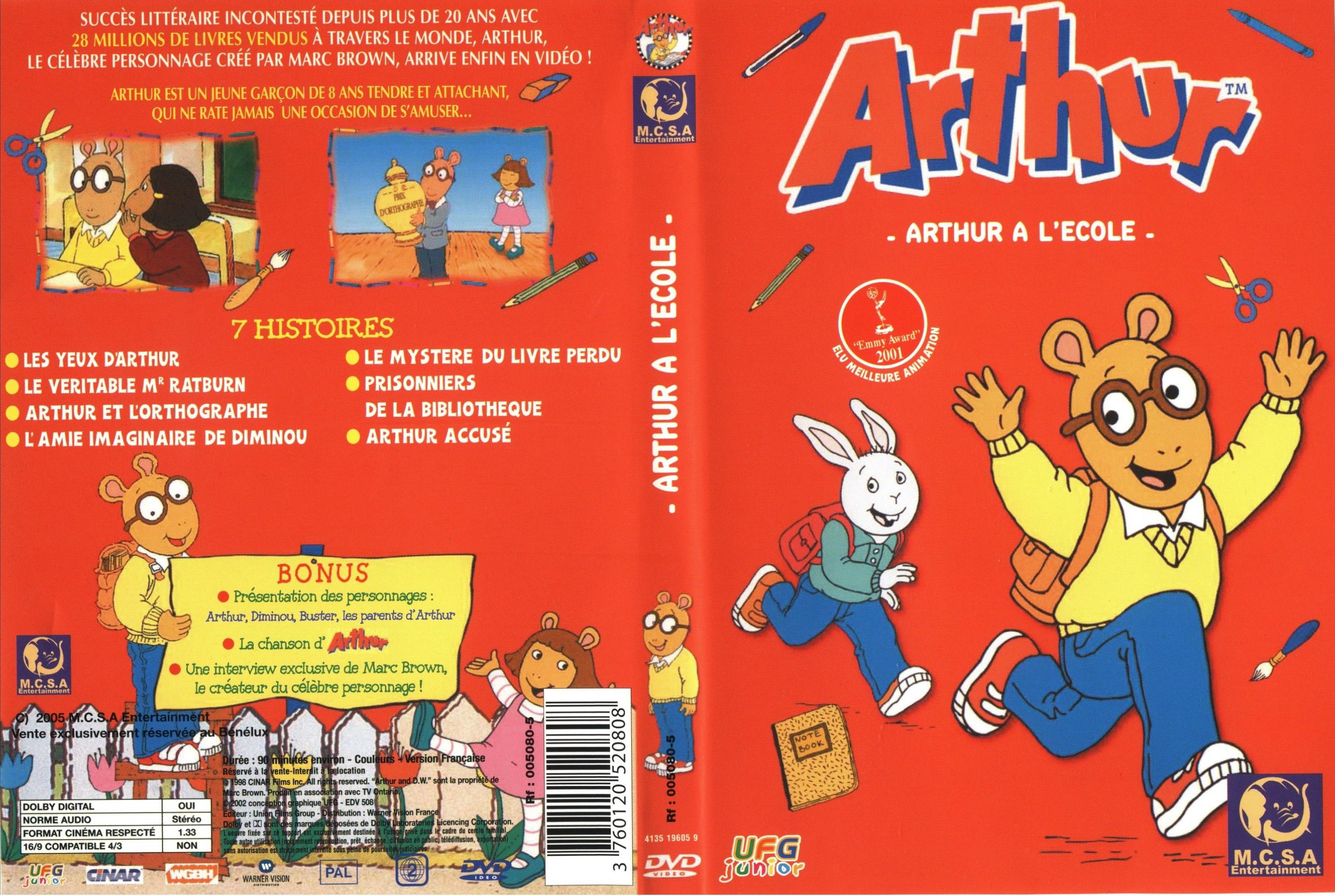 Jaquette DVD Arthur - Arthur  l