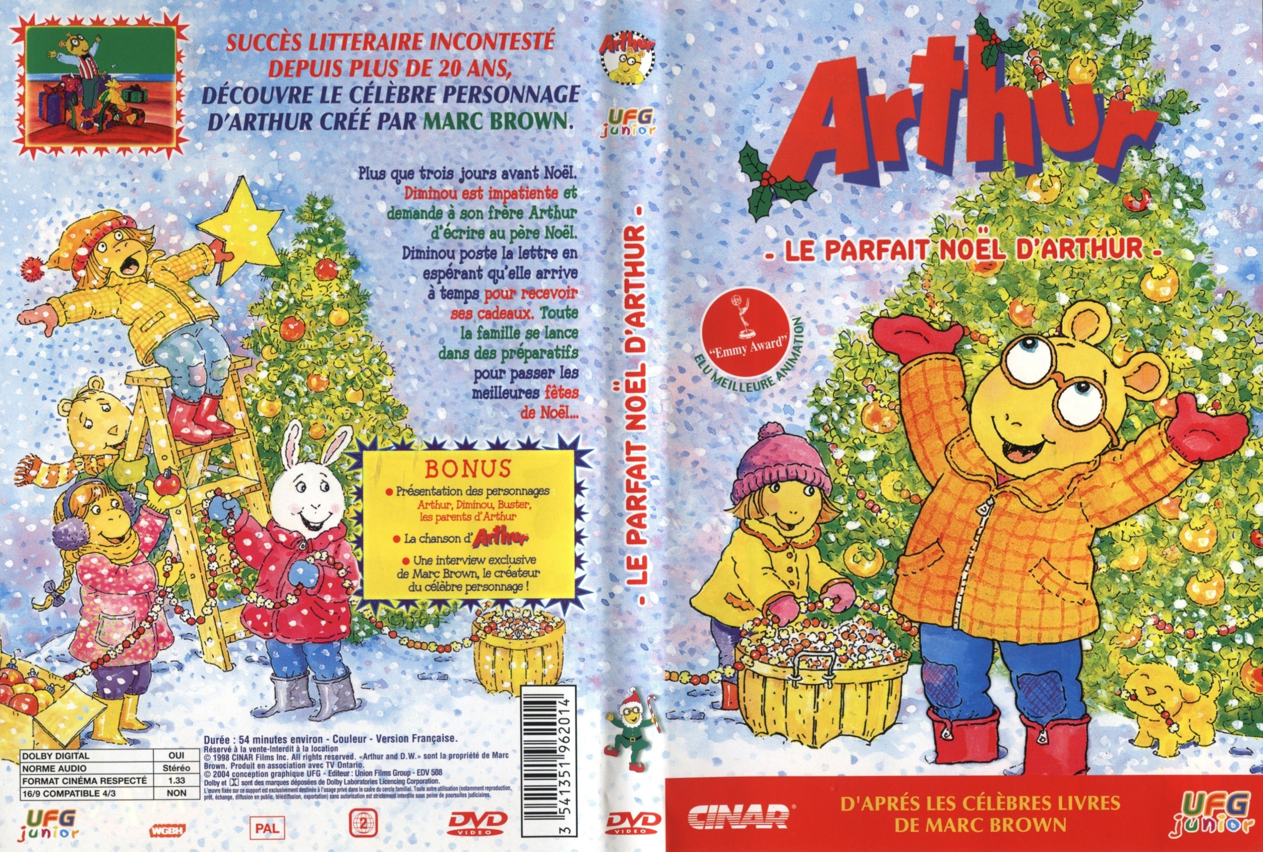 Jaquette DVD Arthur - Le parfait Noel d