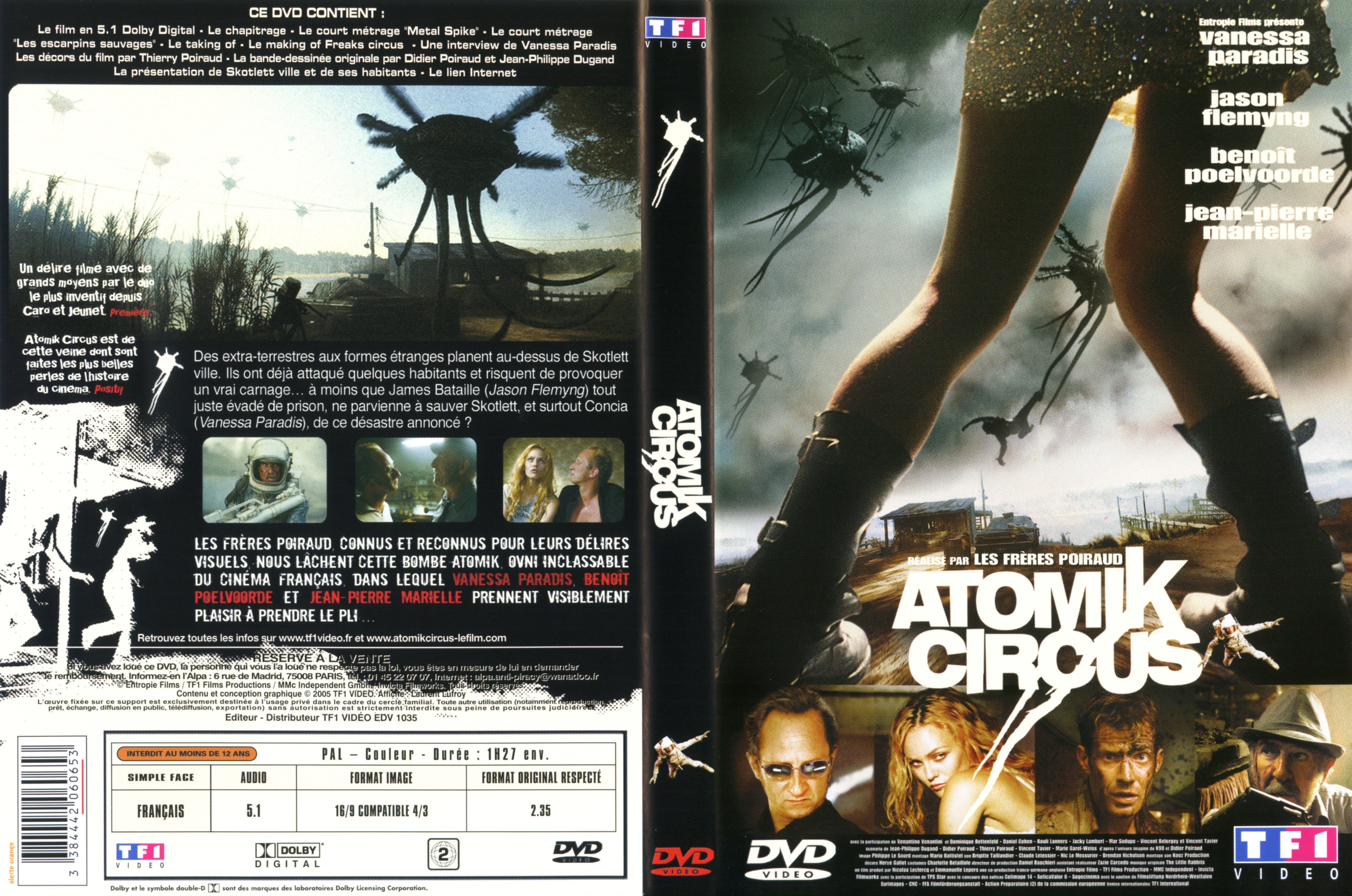 Jaquette DVD Atomik Circus