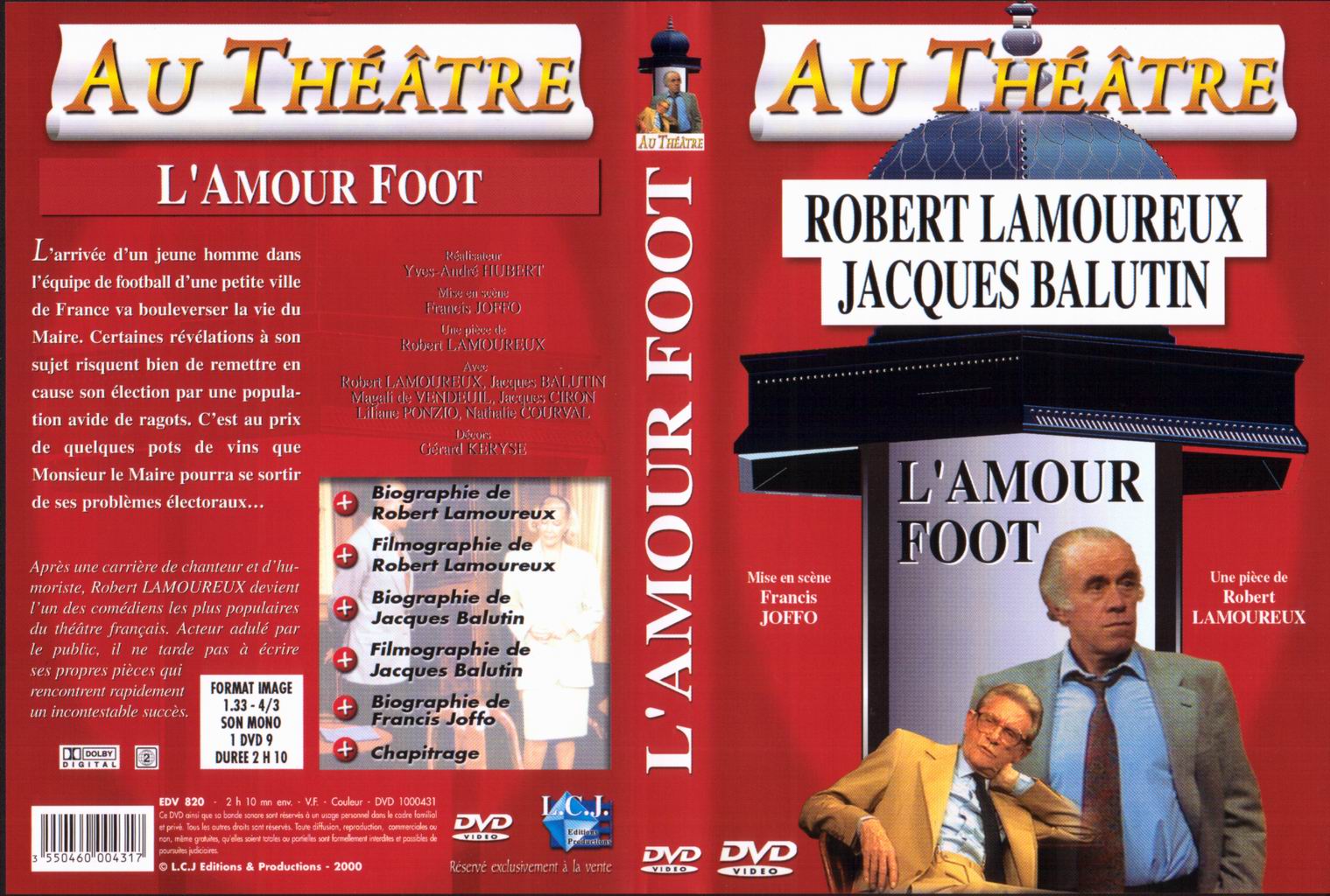 Jaquette DVD Au thatre - L