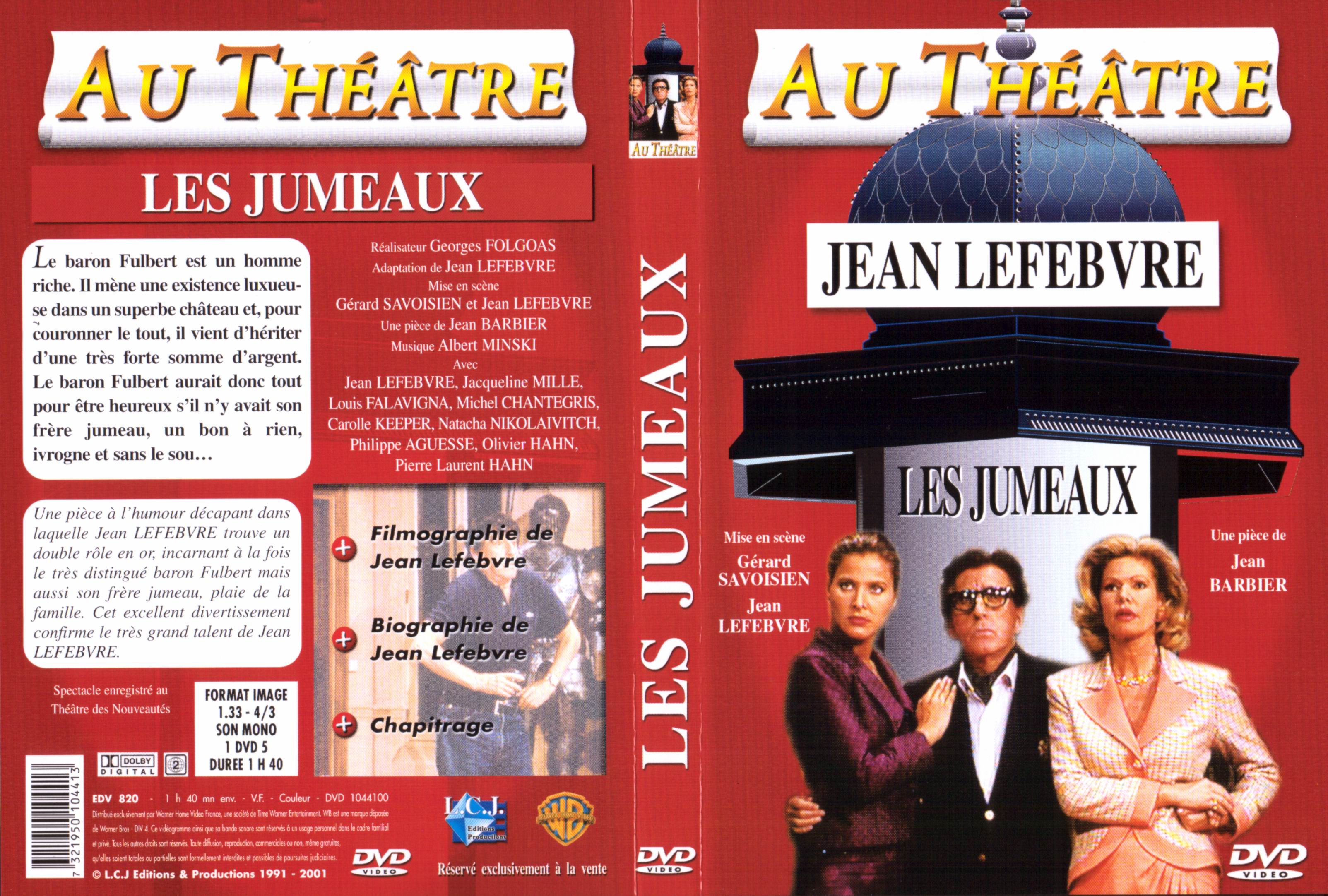 Jaquette DVD Au thatre - Les jumeaux
