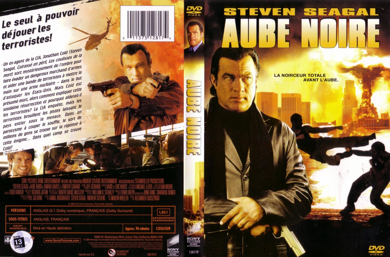 Jaquette DVD Aube noire