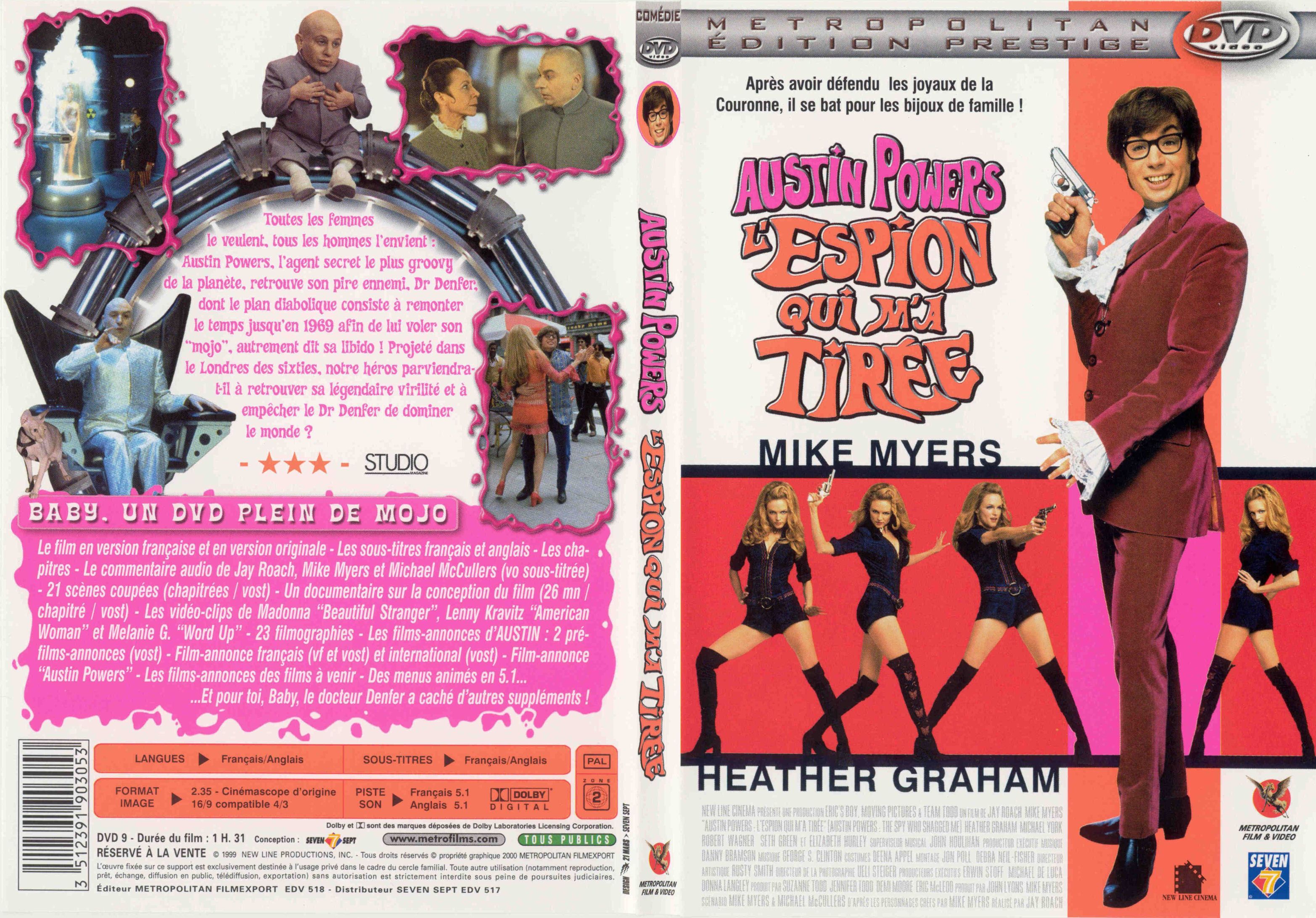 Jaquette DVD Austin Powers L