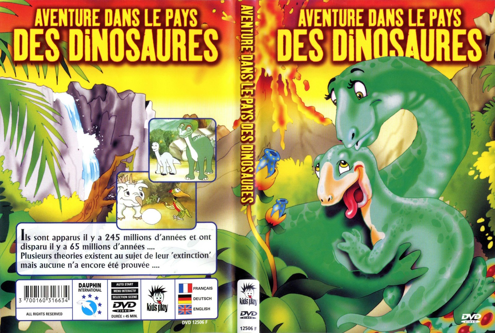 Jaquette DVD Aventure dans le pays des Dinosaures