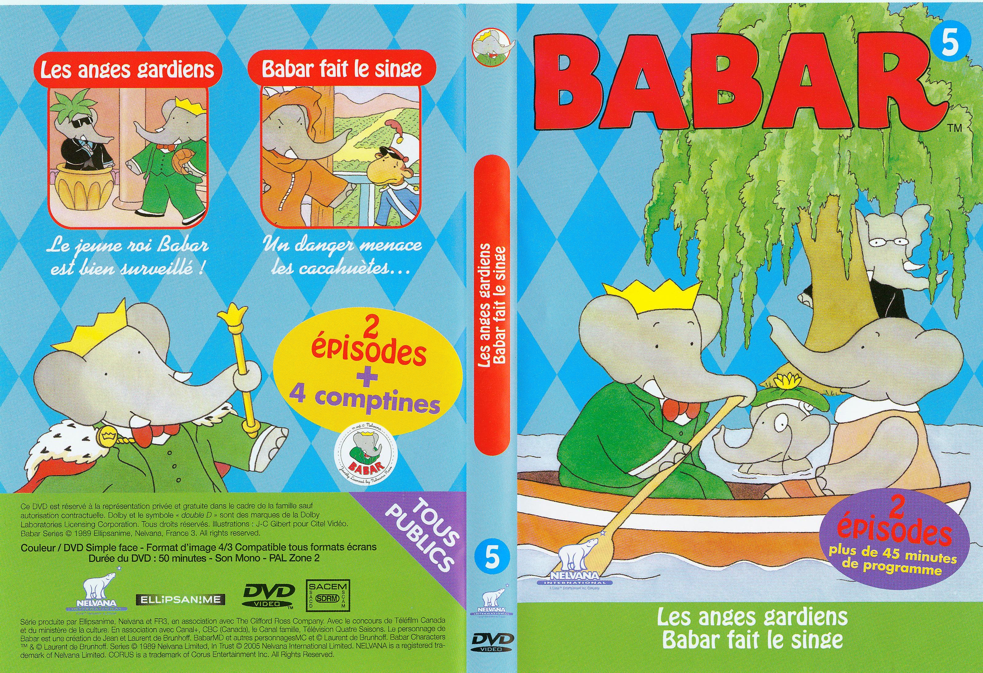 Jaquette DVD Babar vol 5