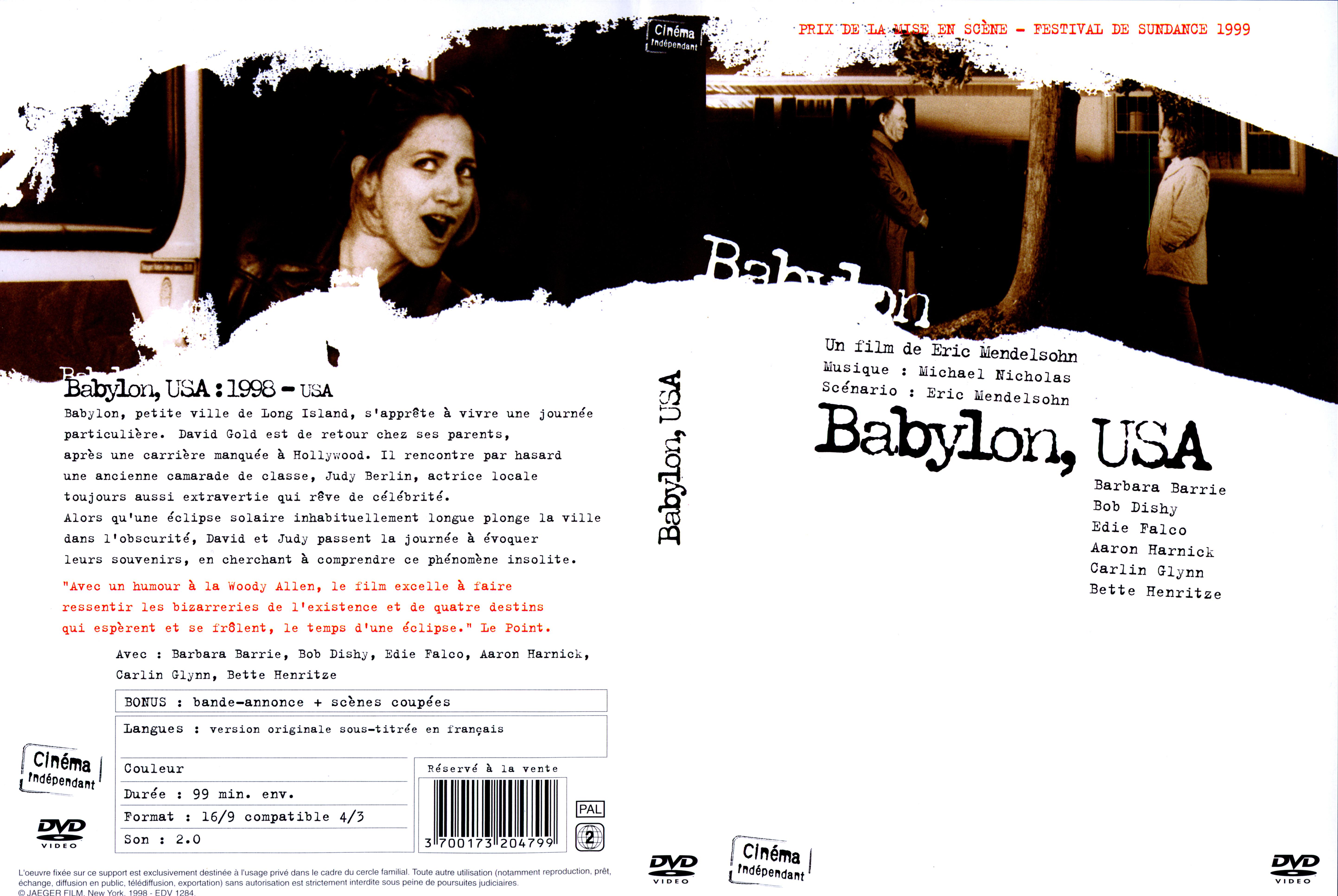 Jaquette DVD Babylon Usa