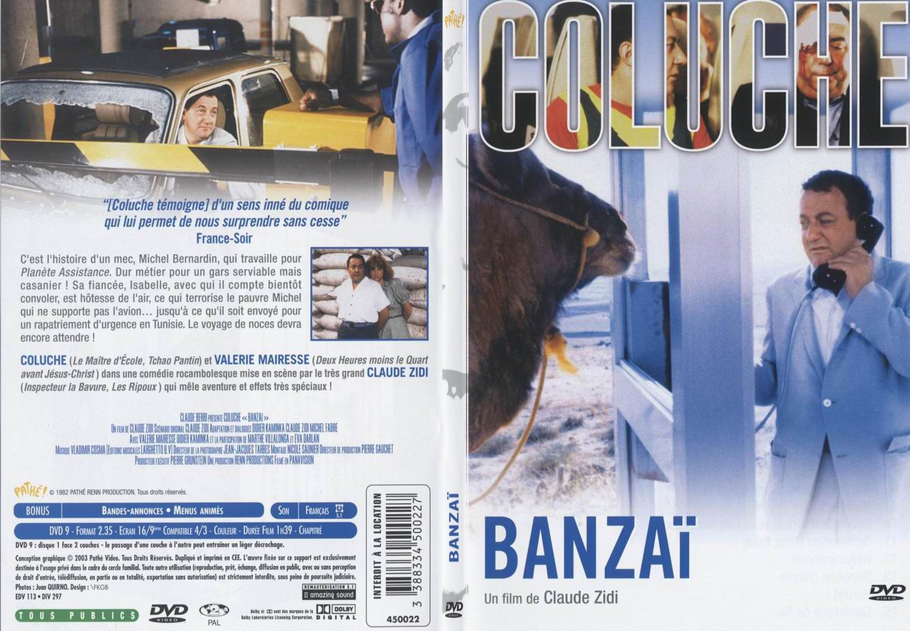 Jaquette DVD Banzai - SLIM