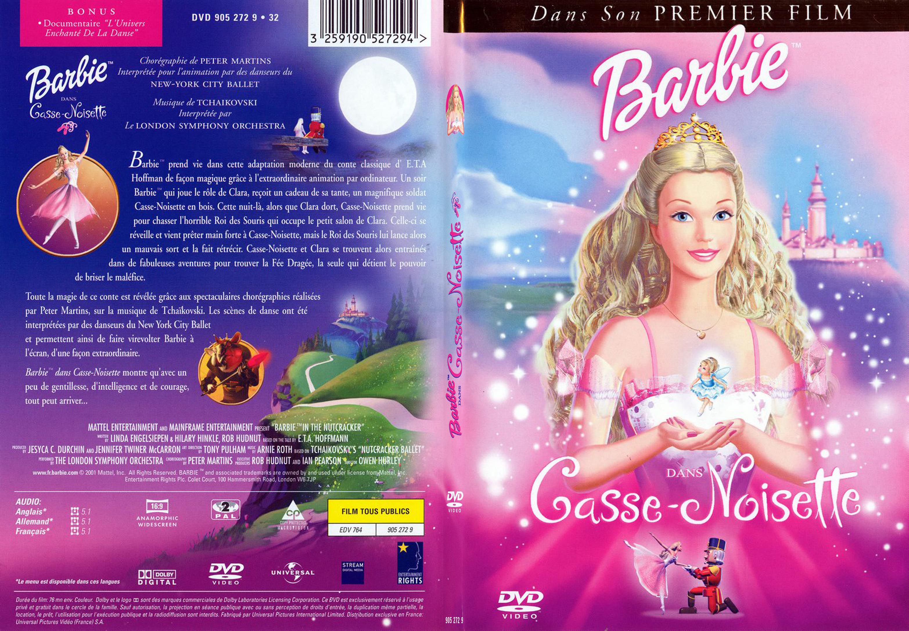 Jaquette DVD Barbie casse-noisettes - SLIM