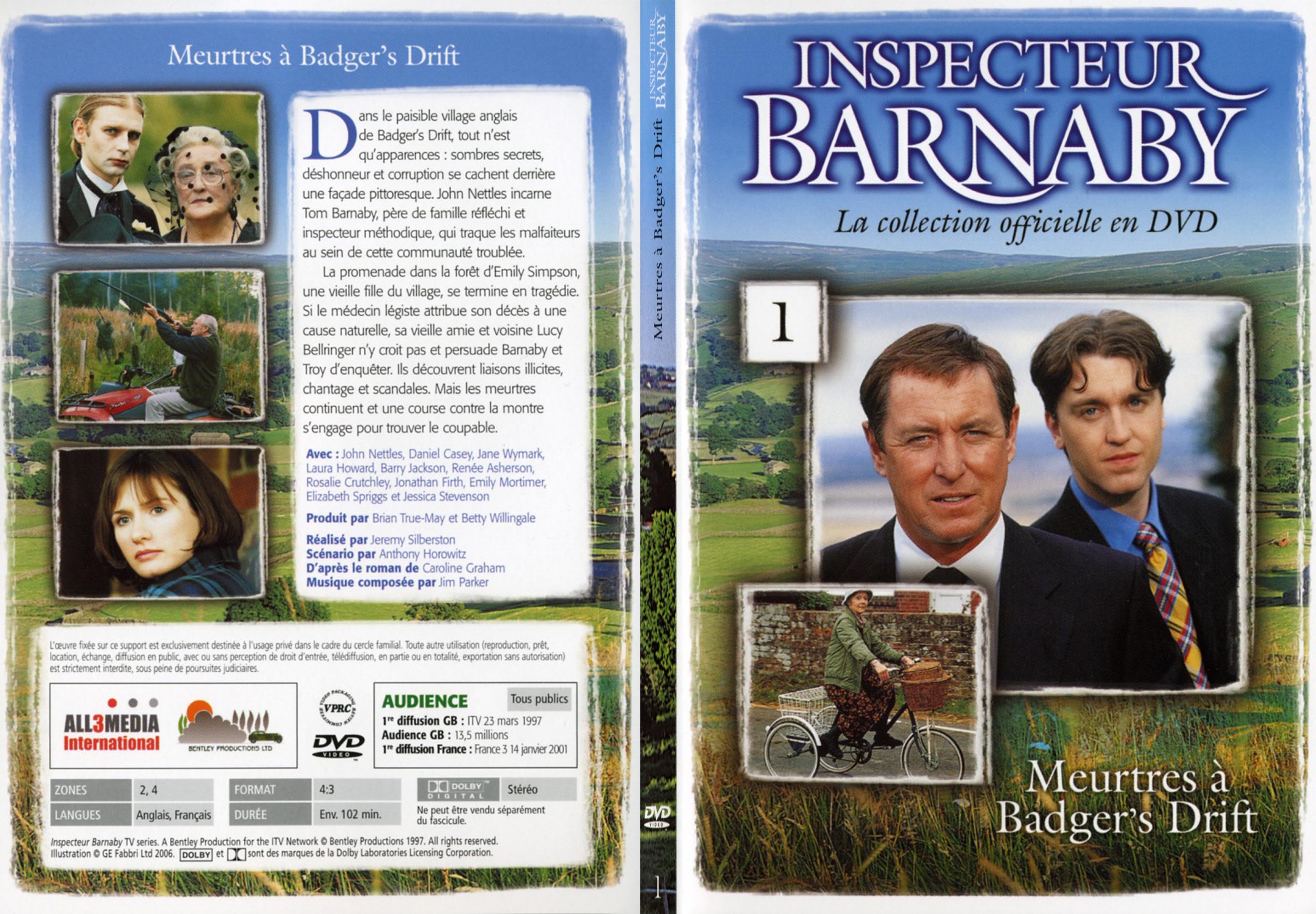 Jaquette DVD Barnaby vol 01 - SLIM