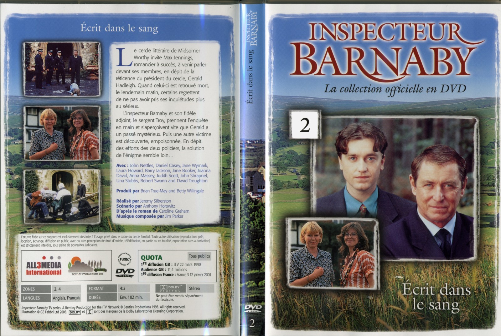 Jaquette DVD Barnaby vol 02