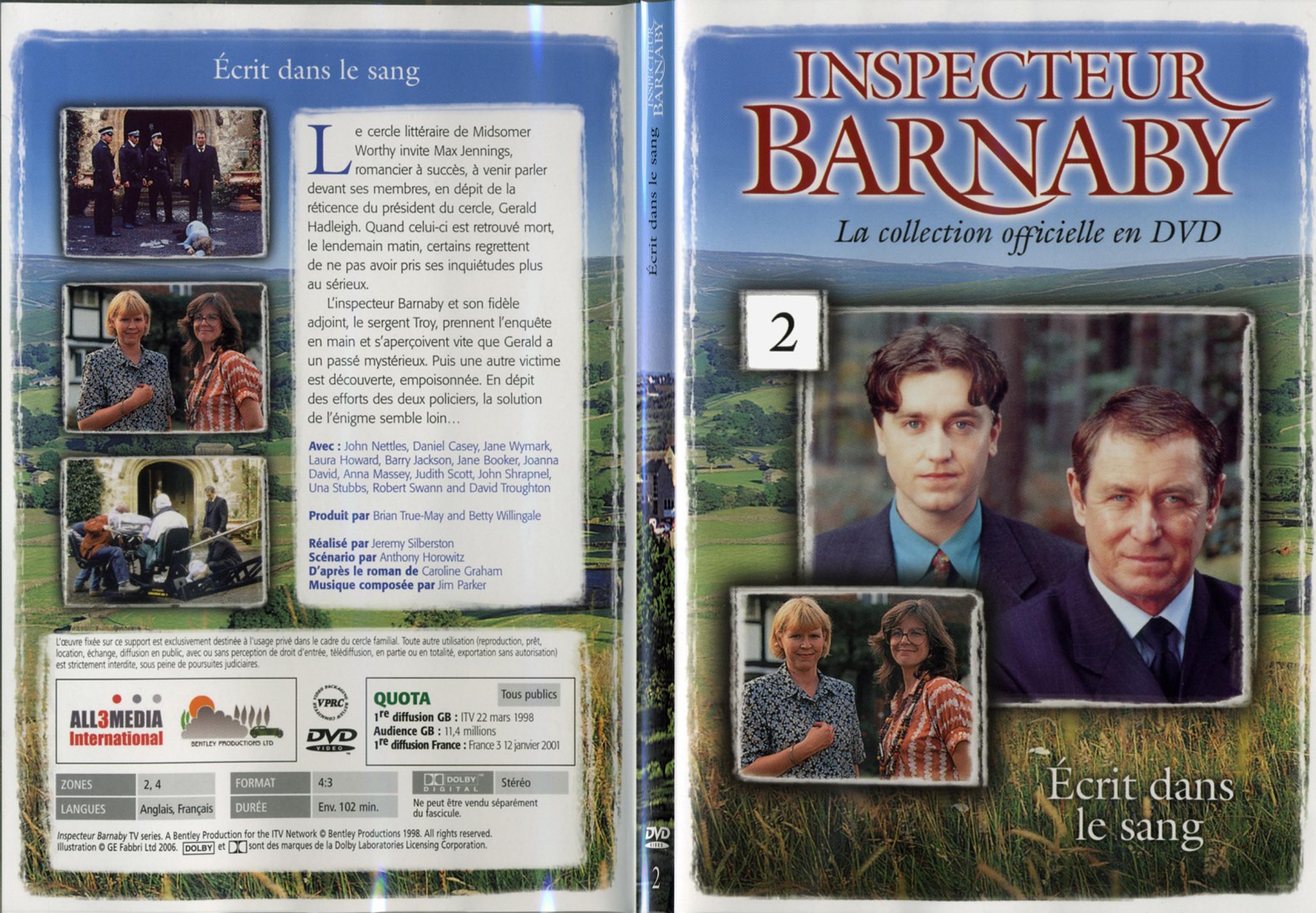 Jaquette DVD Barnaby vol 02 - SLIM