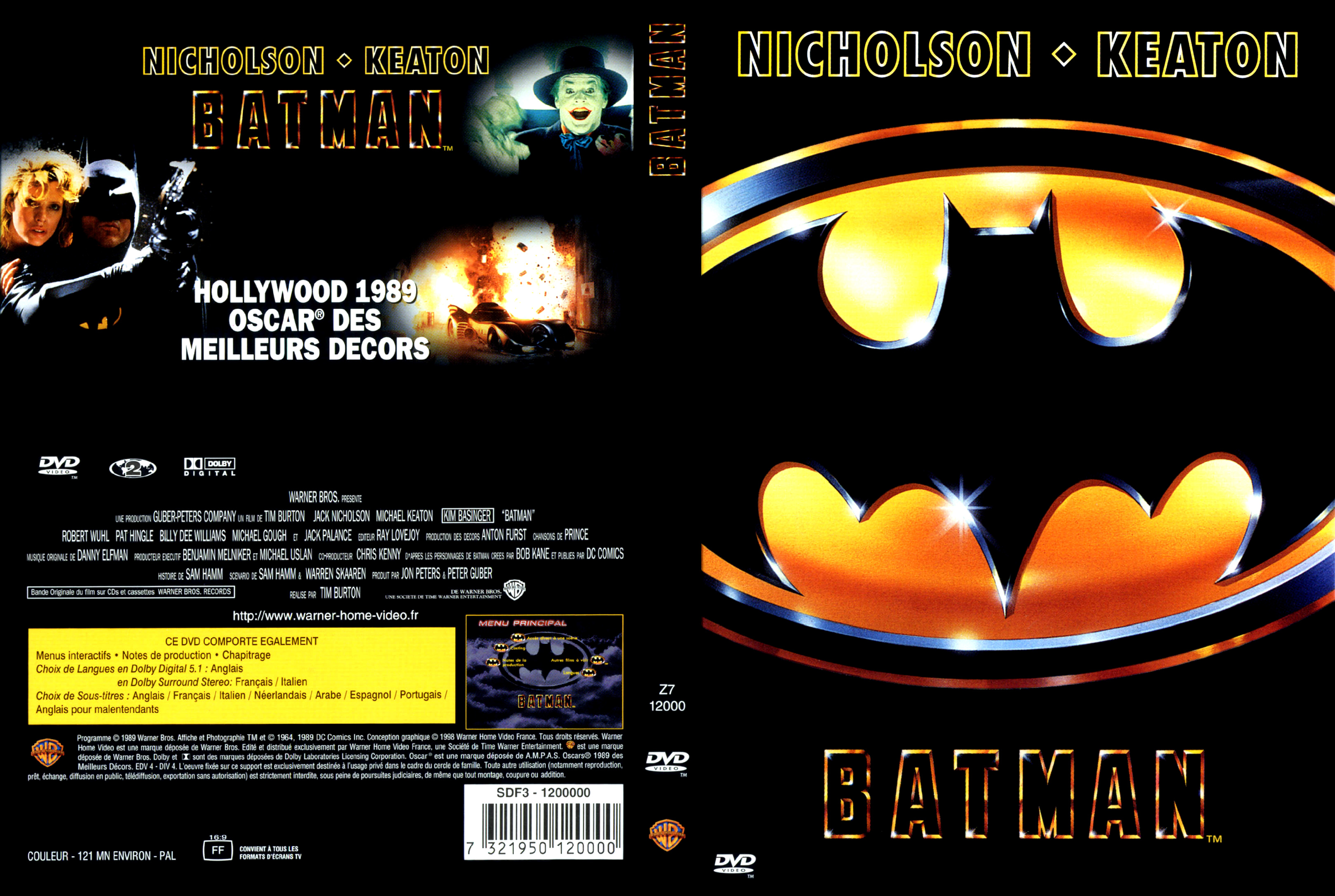 Jaquette DVD Batman
