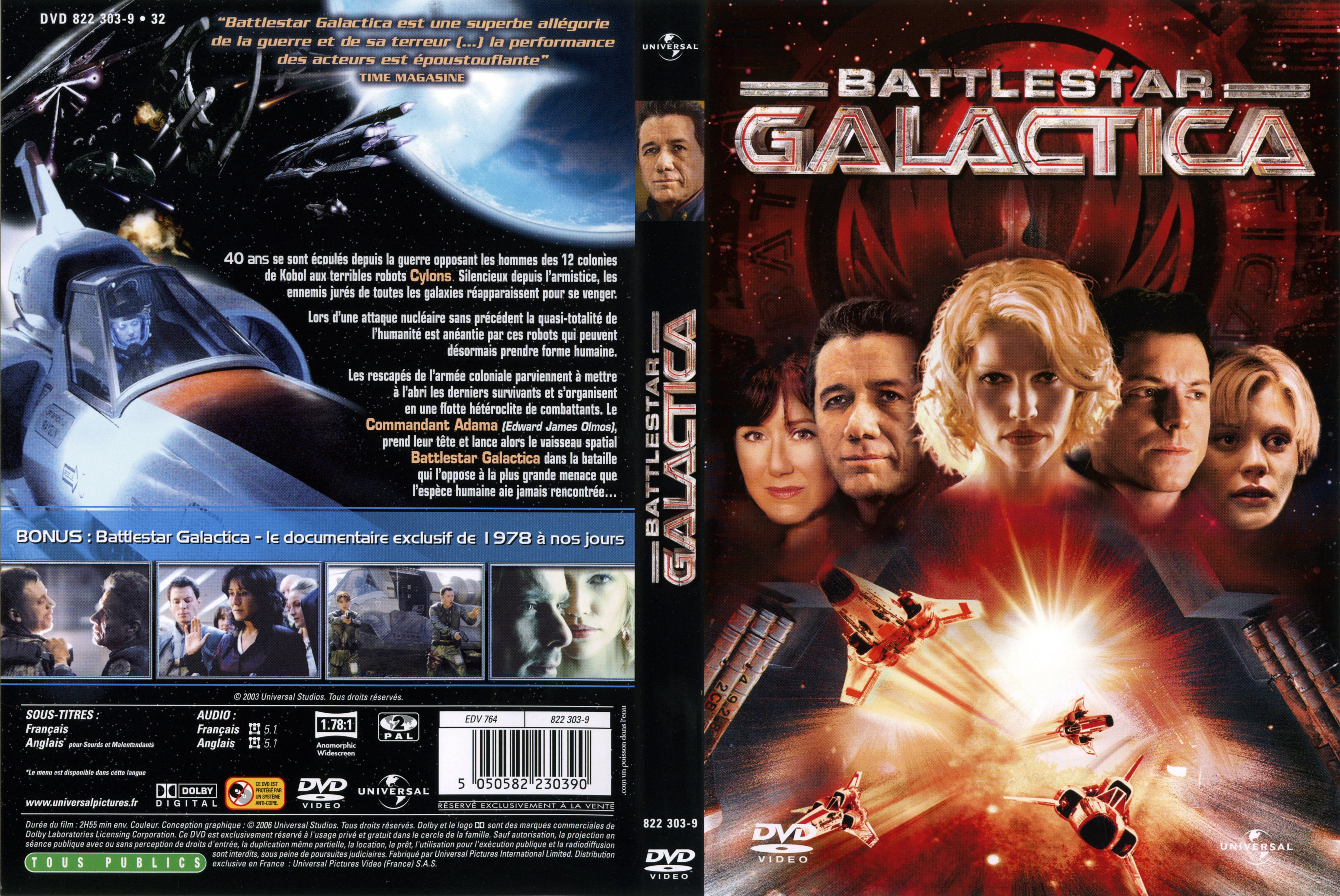 Jaquette DVD Battlestar Galactica