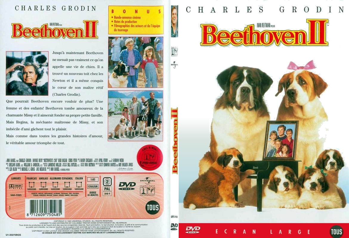 Jaquette DVD Beethoven 2 - SLIM