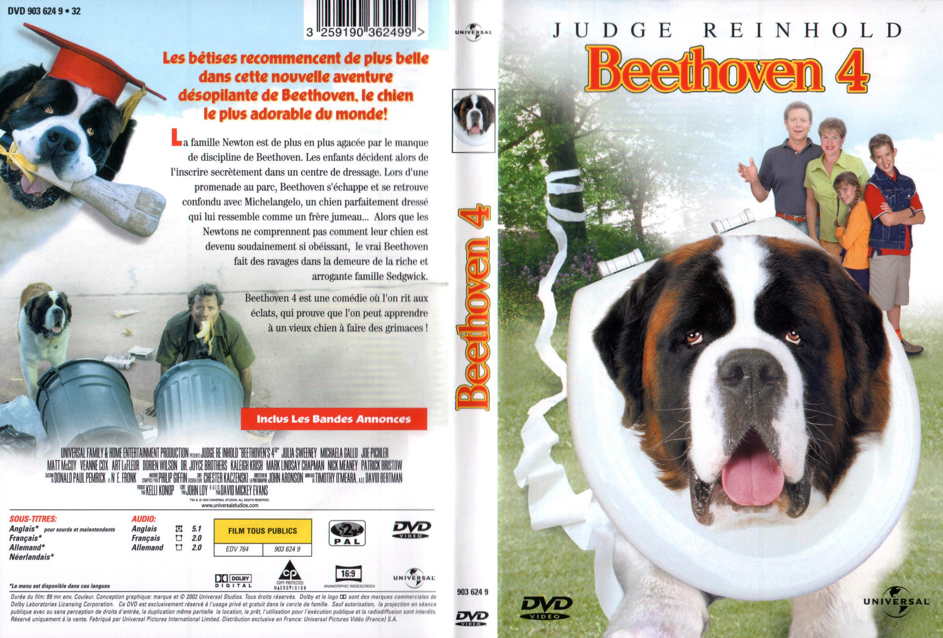 Jaquette DVD Beethoven 4