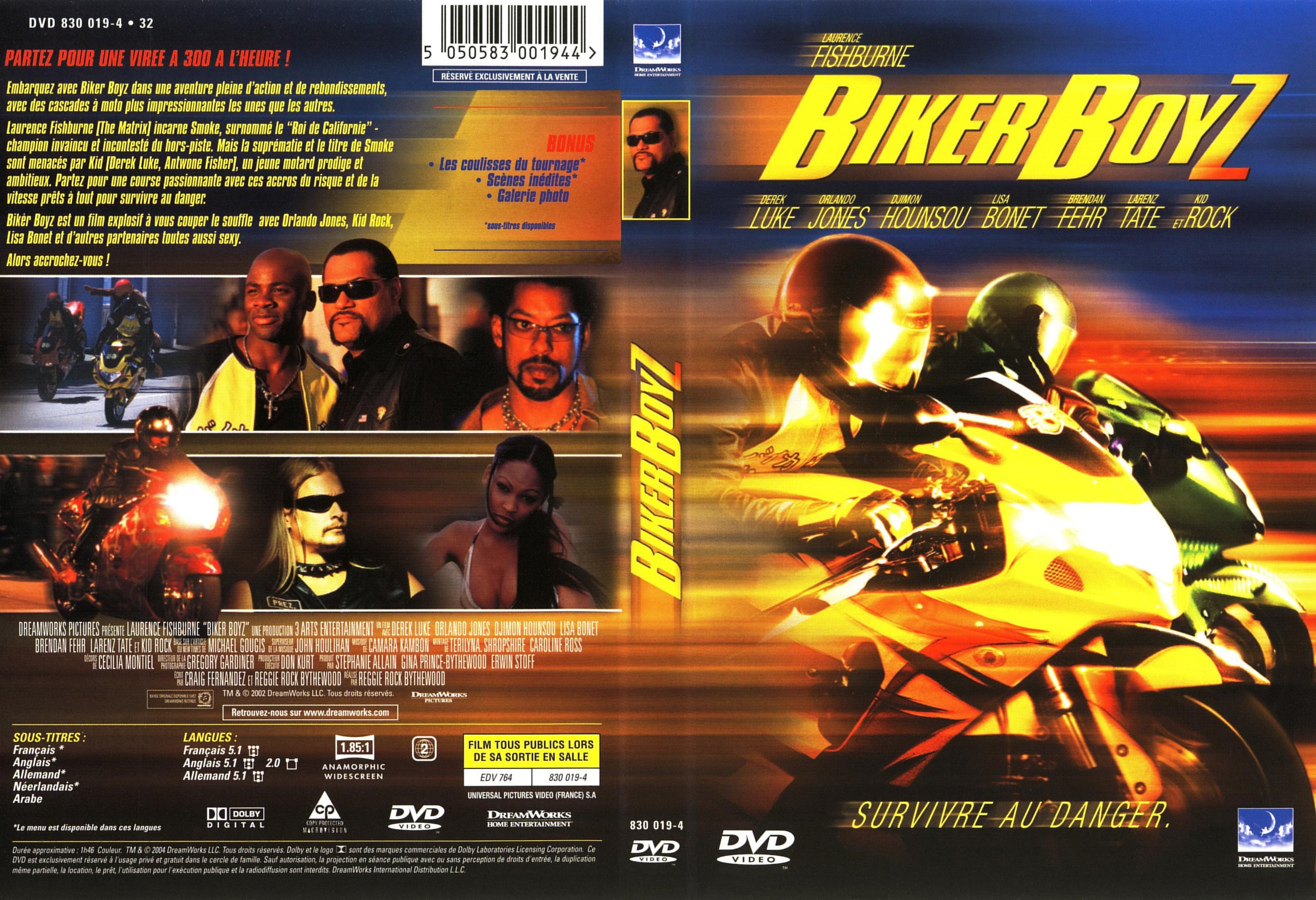 Jaquette DVD Biker Boyz