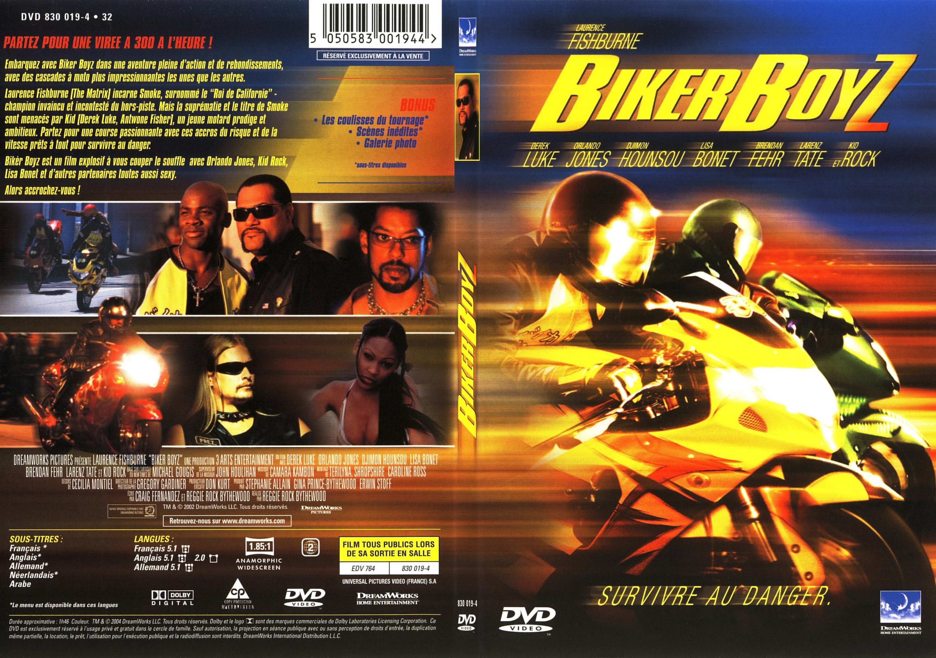 Jaquette DVD Biker Boyz - SLIM