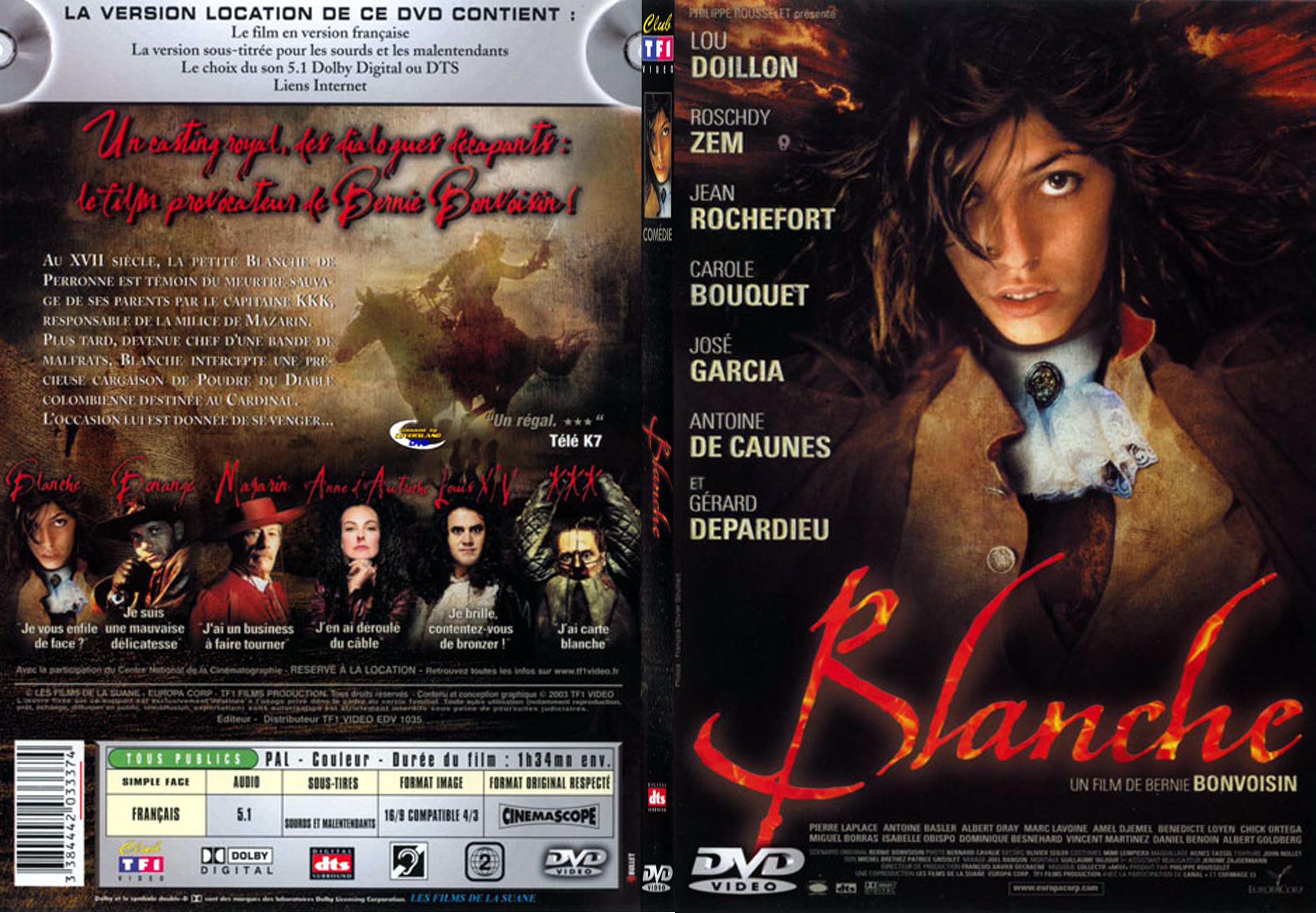 Jaquette DVD Blanche - SLIM