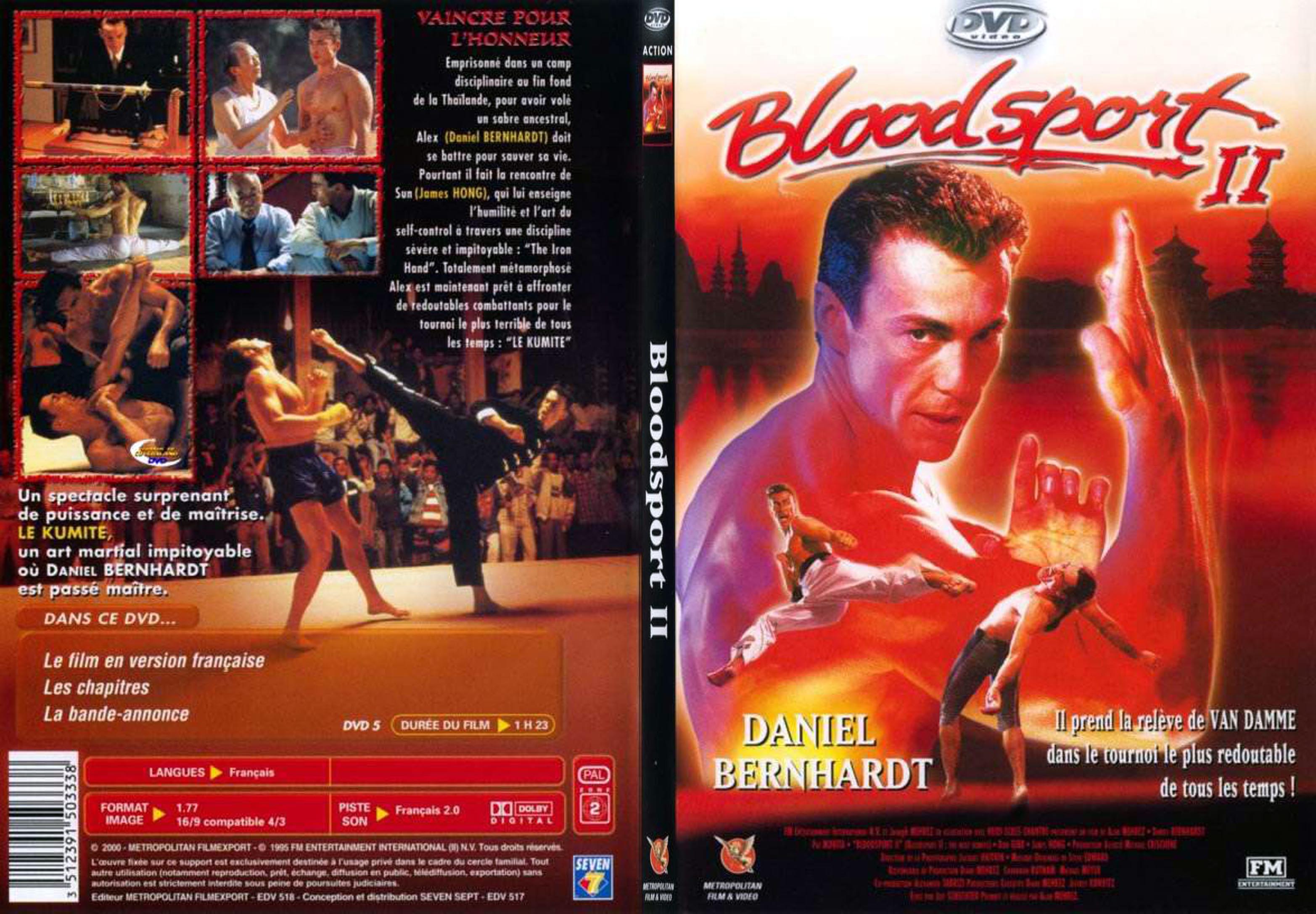 Jaquette DVD Bloodsport 2 - SLIM