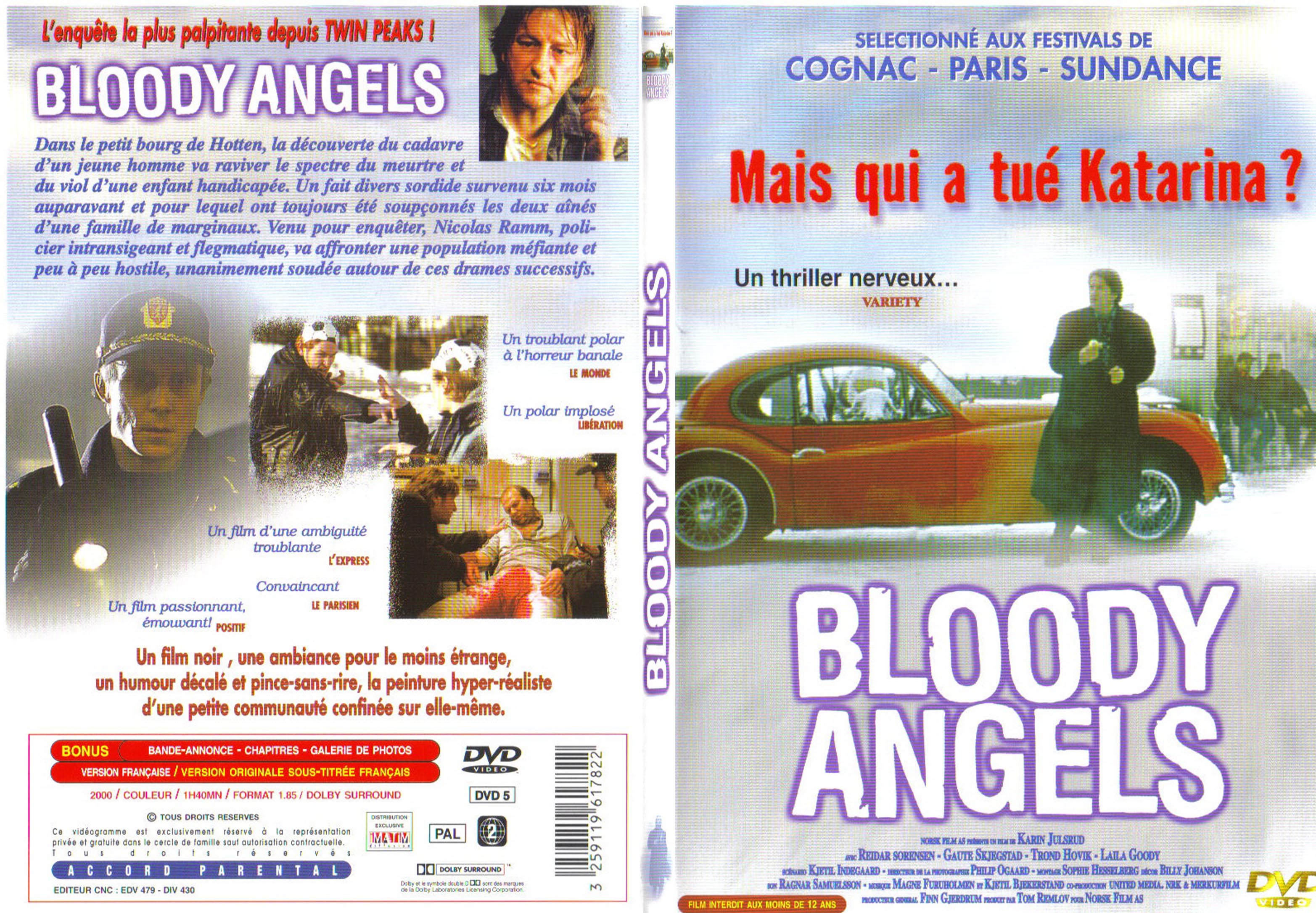 Jaquette DVD Bloody angels - SLIM