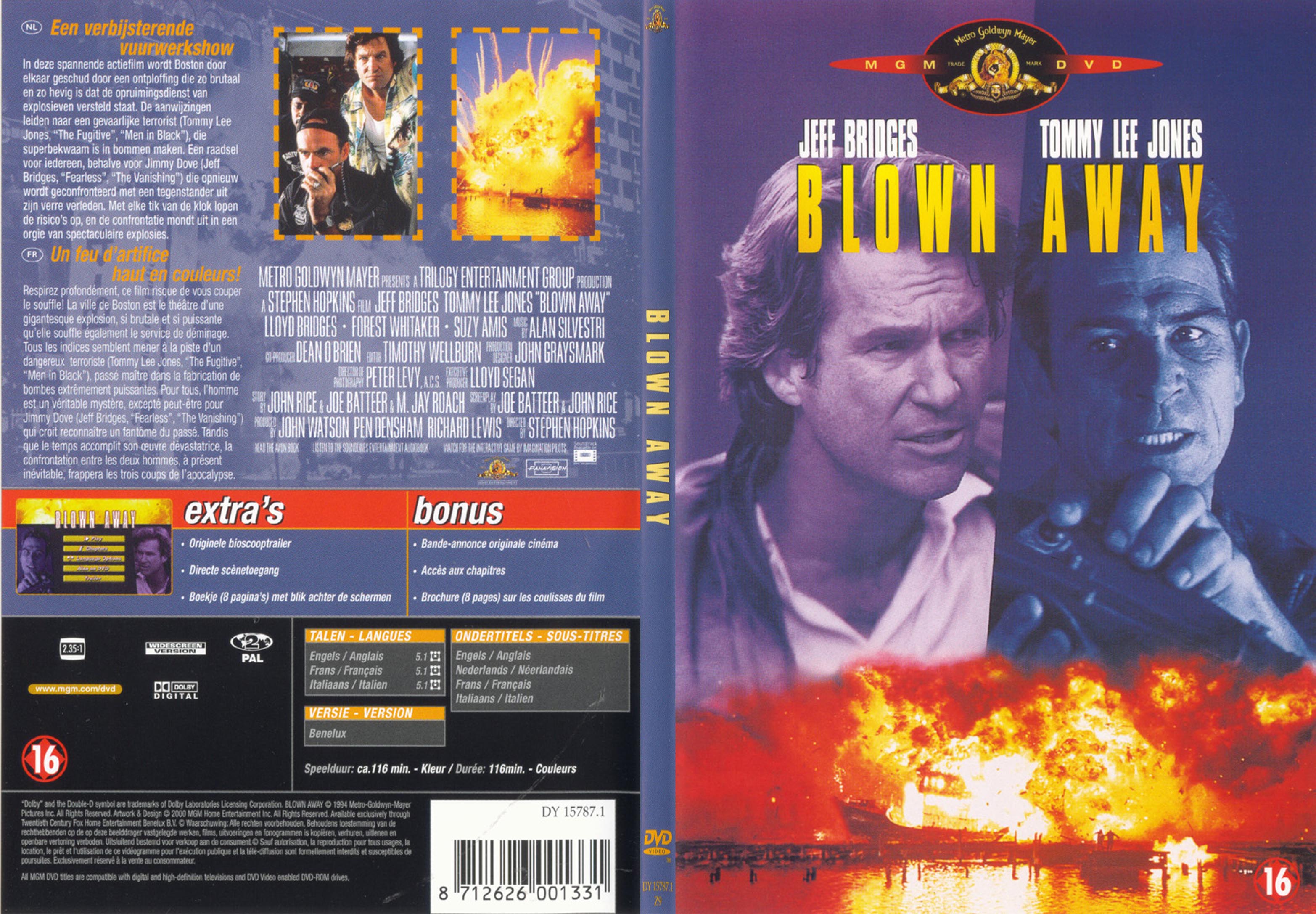 Jaquette DVD Blown away - SLIM