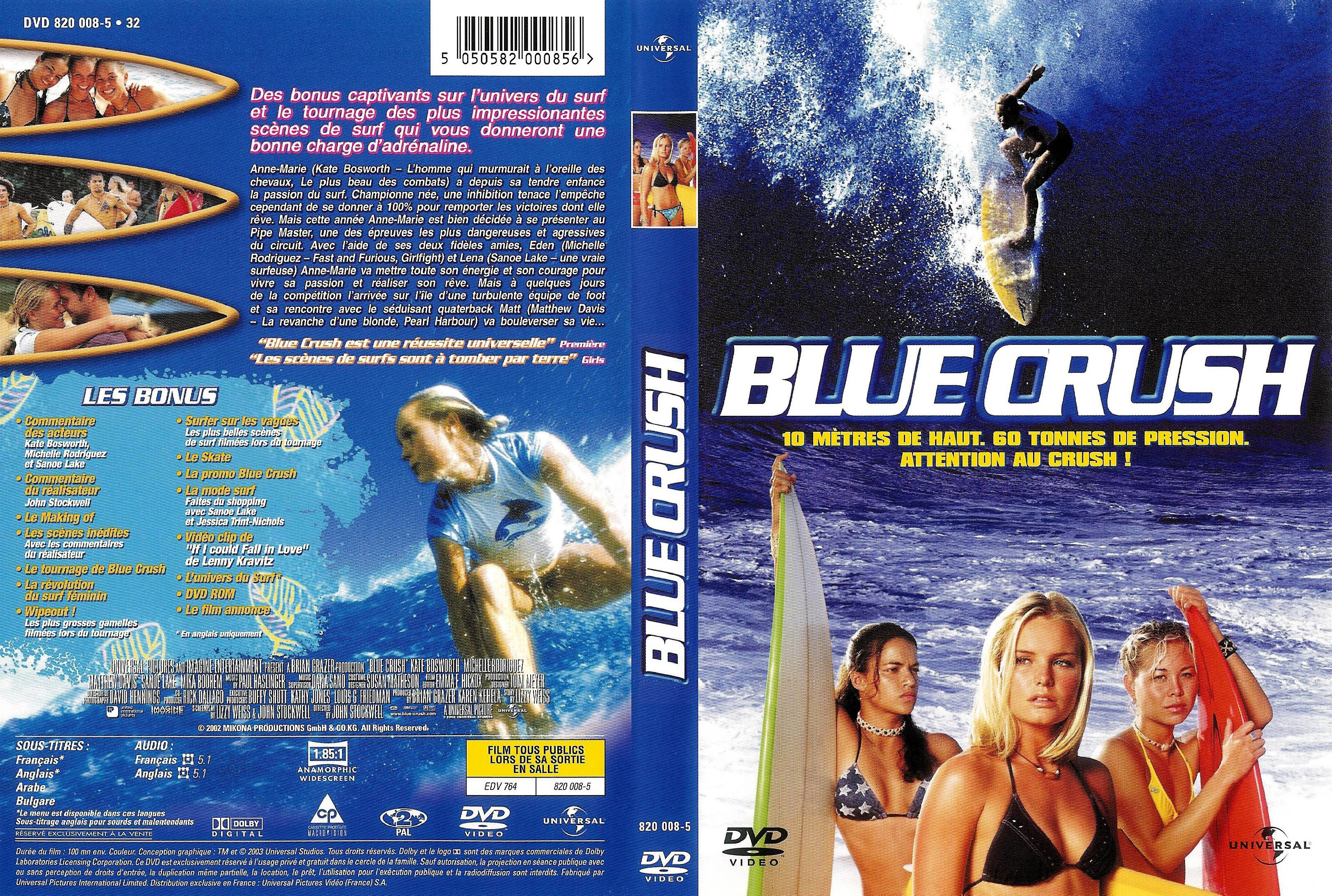 Jaquette DVD Blue crush