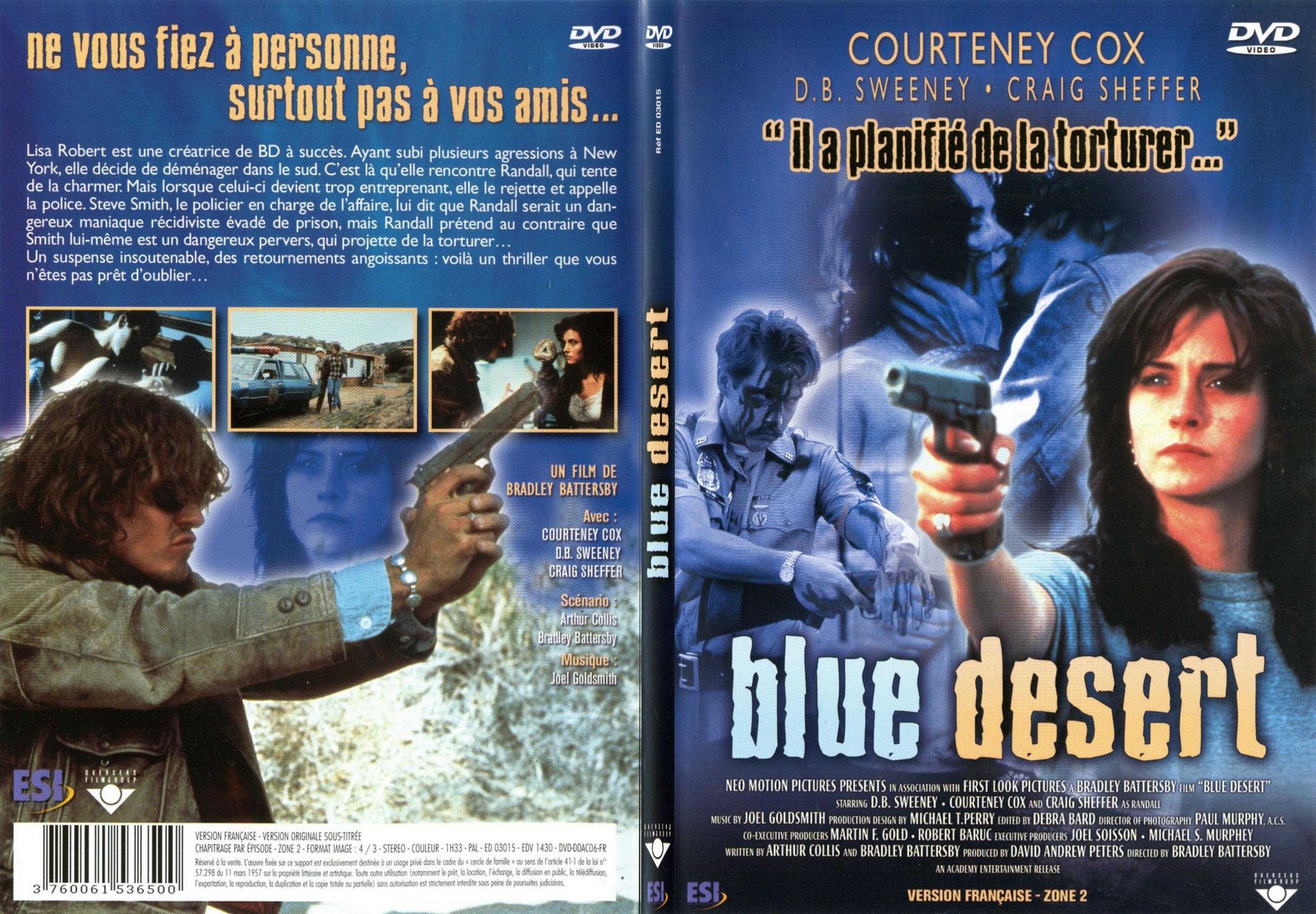 Jaquette DVD Blue desert - SLIM