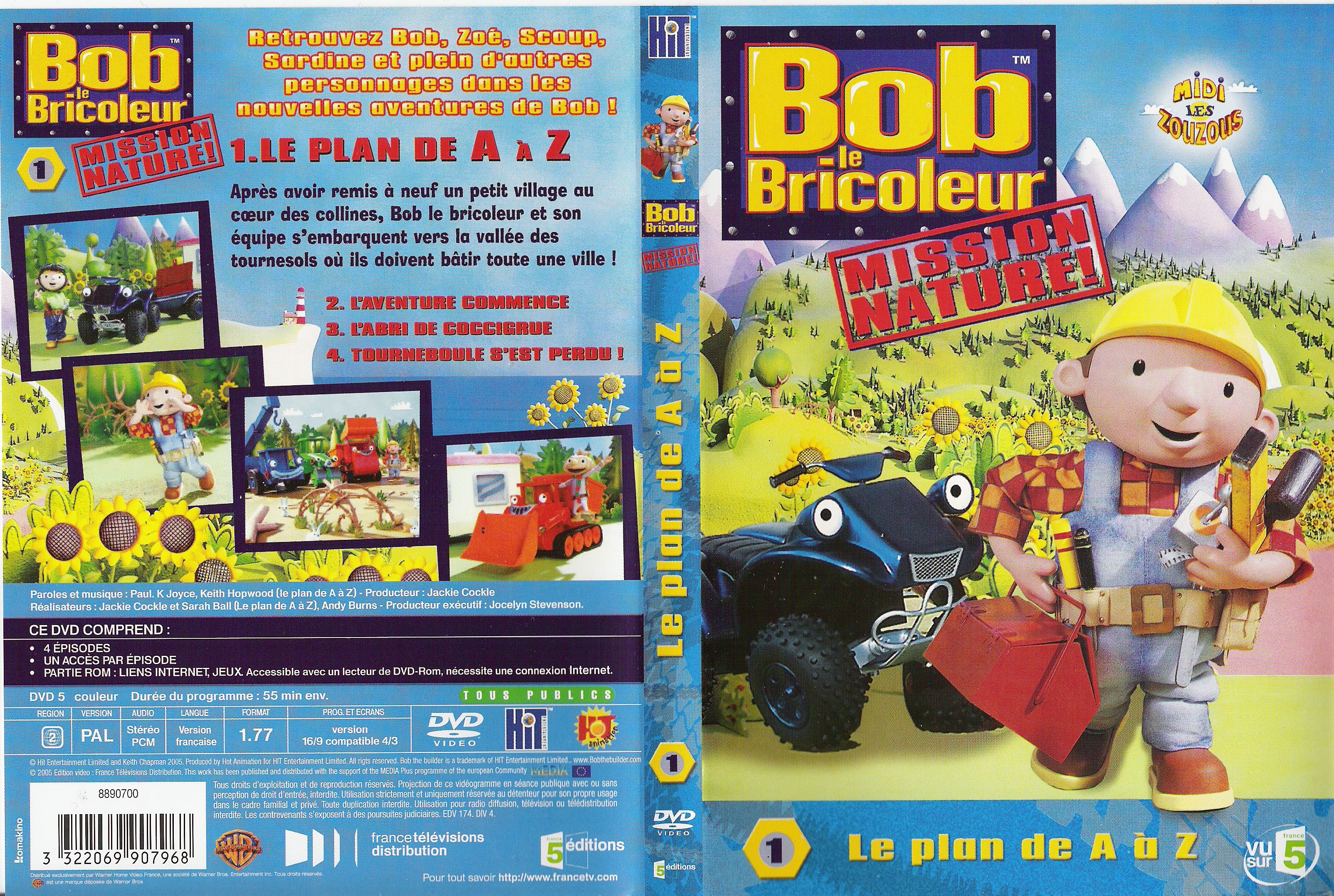 Jaquette DVD Bob le bricoleur mission nature