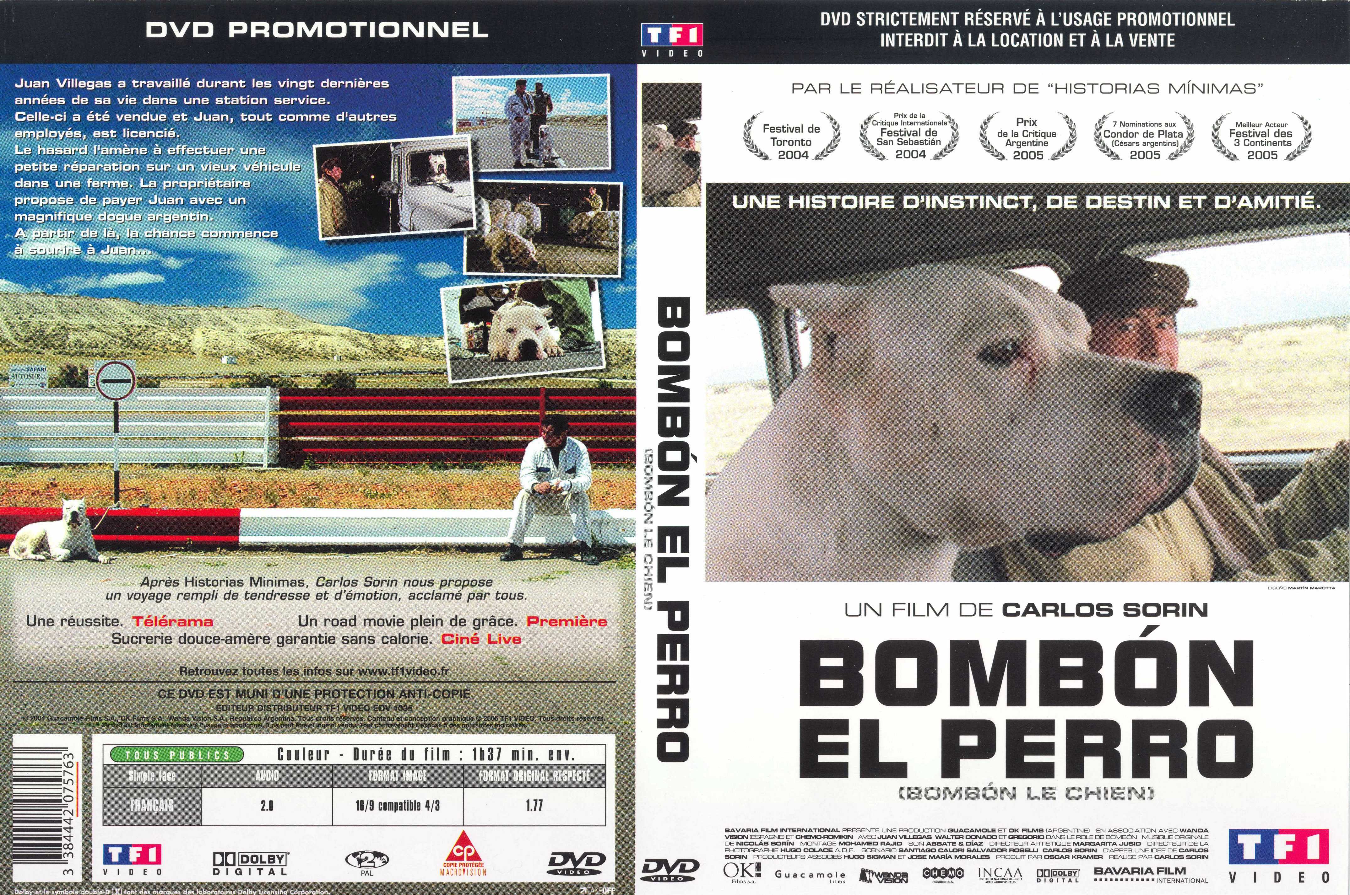 Jaquette DVD Bombon el perro