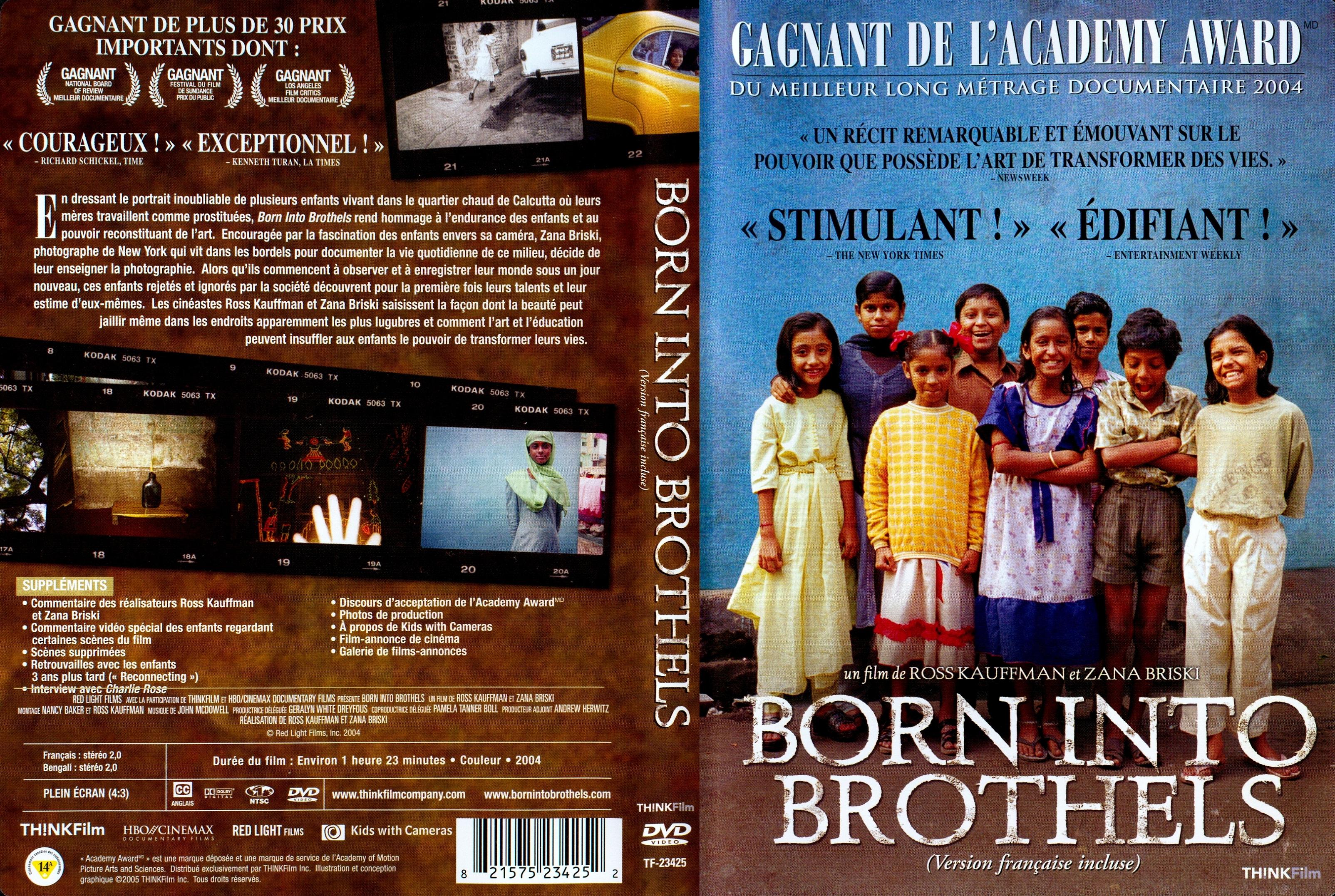 Jaquette DVD Born into brothels