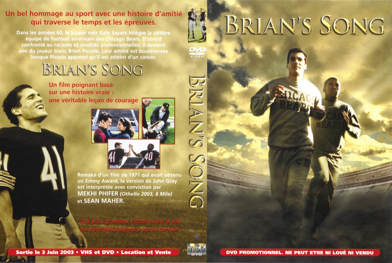 Jaquette DVD Brian song