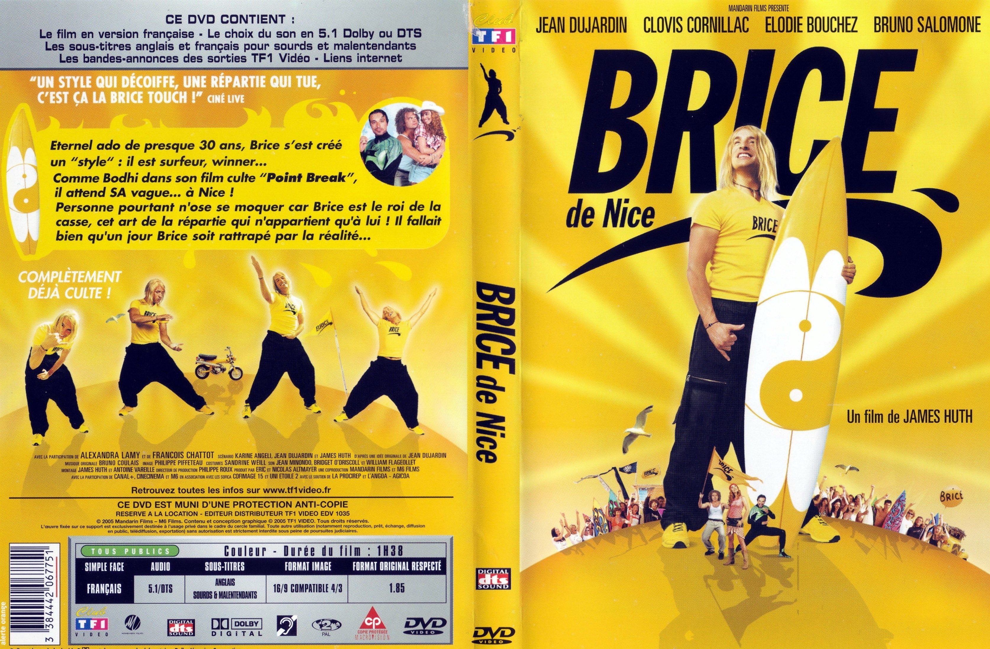 Jaquette DVD Brice de Nice