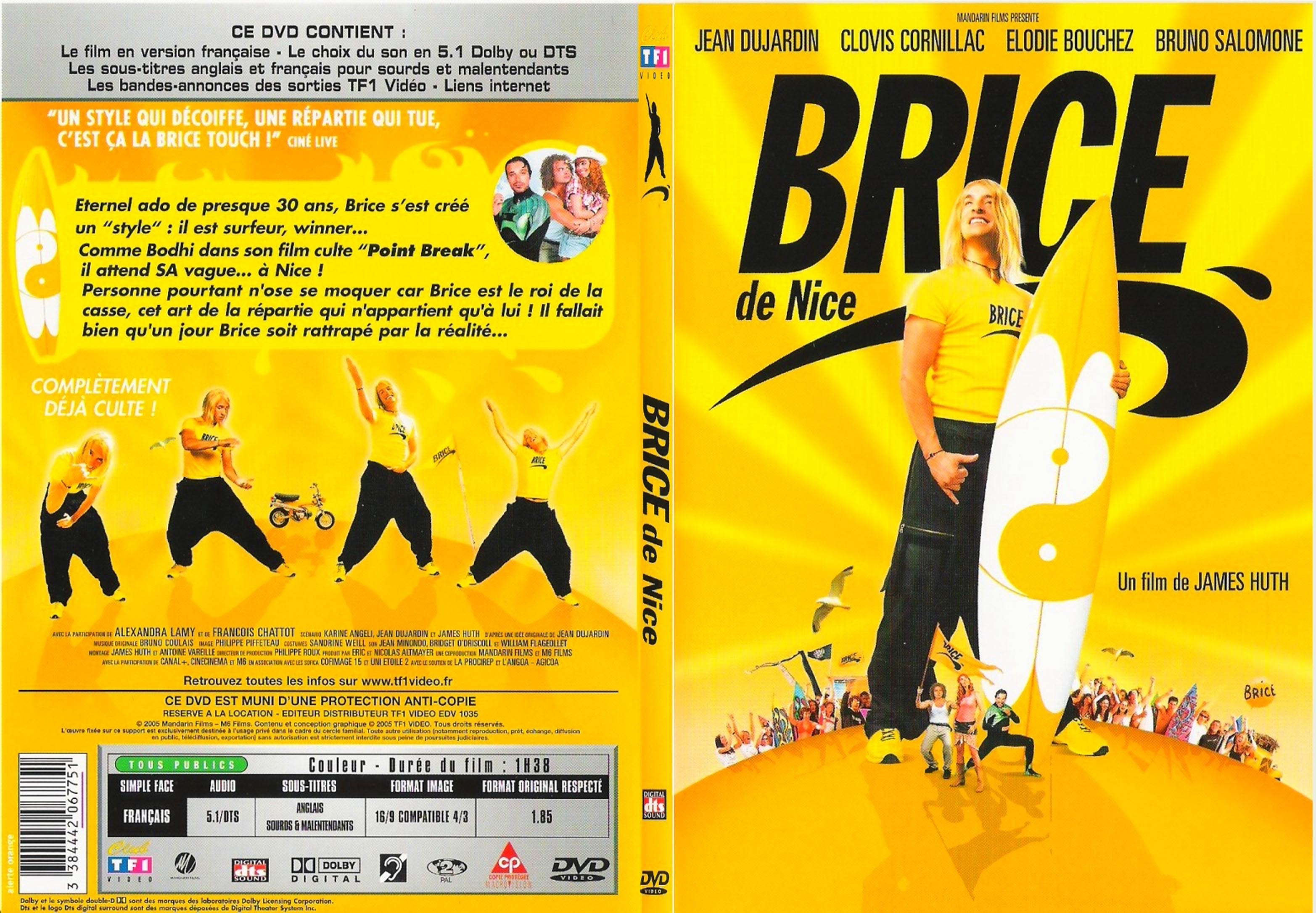 Jaquette DVD Brice de Nice - SLIM