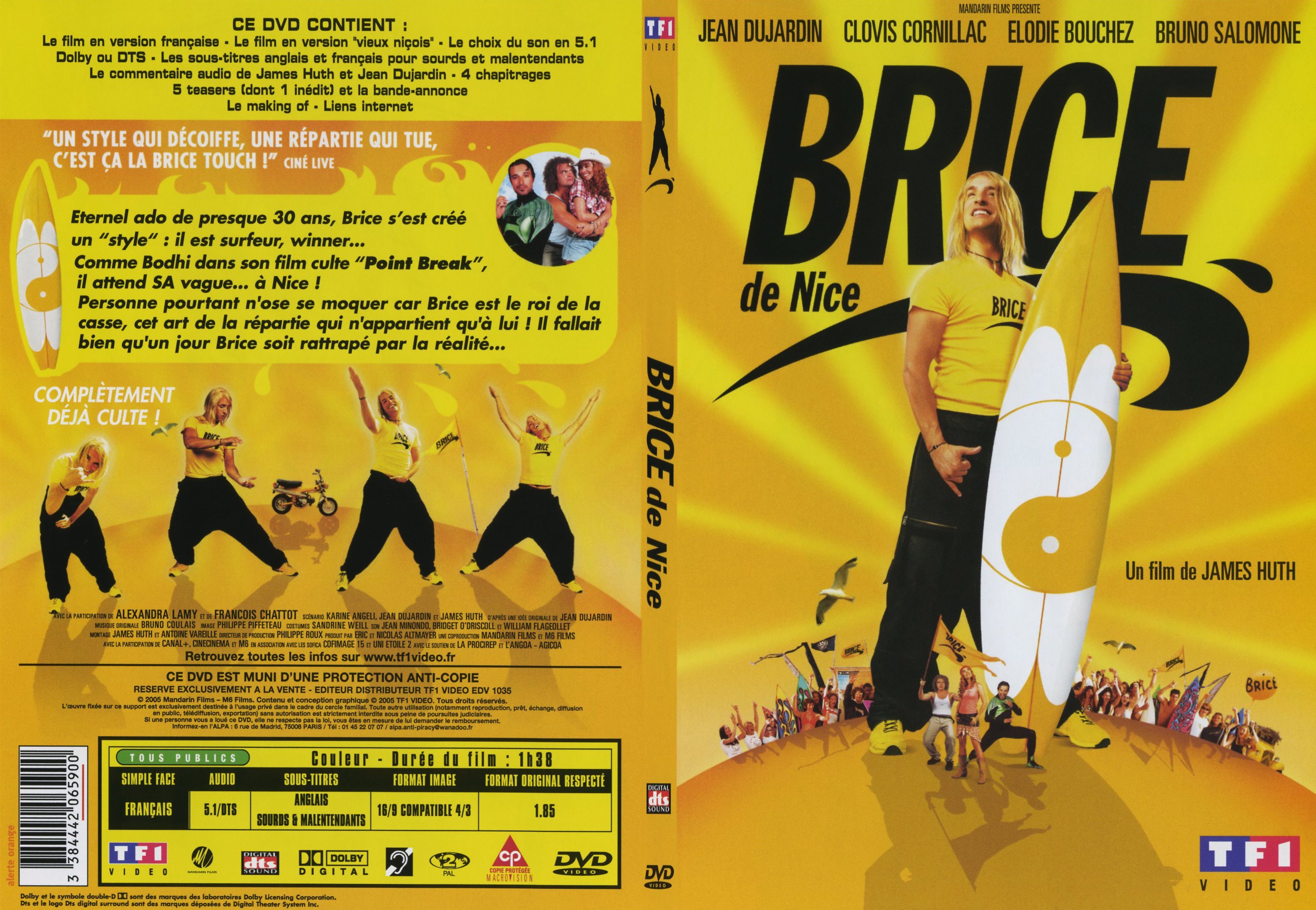 Jaquette DVD Brice de Nice - SLIM v2