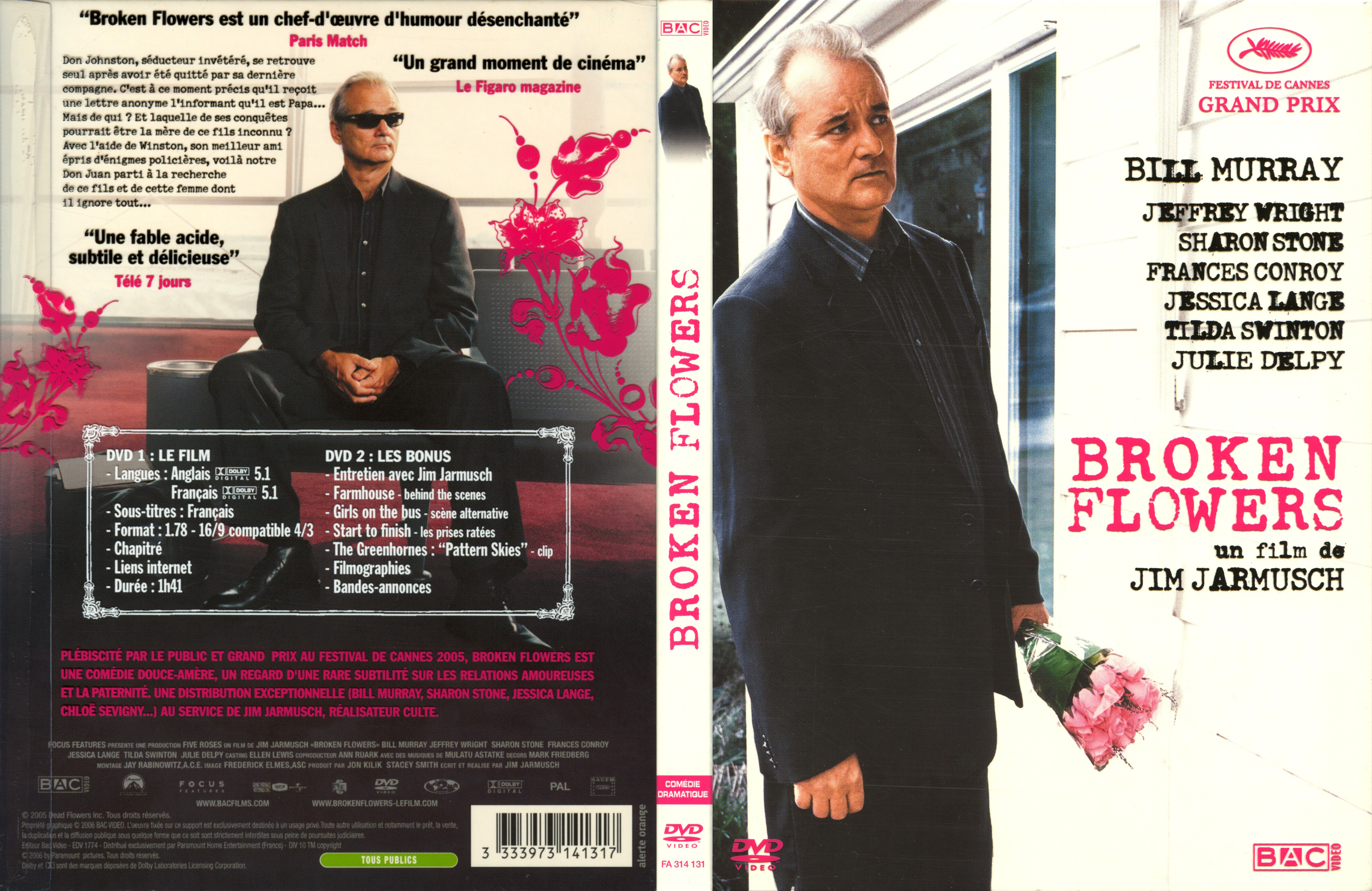 Jaquette DVD Broken Flowers