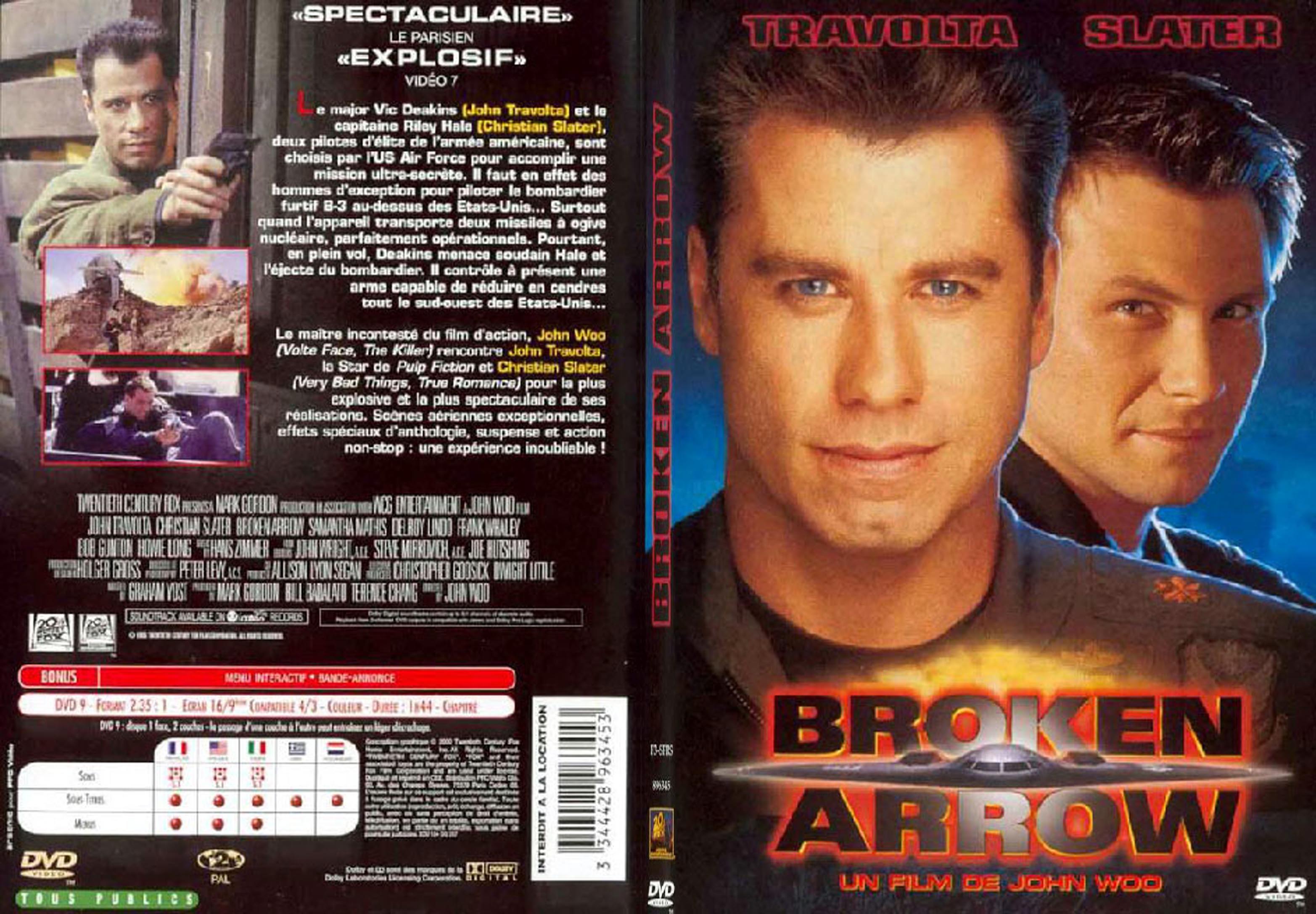 Jaquette DVD Broken arrow - SLIM