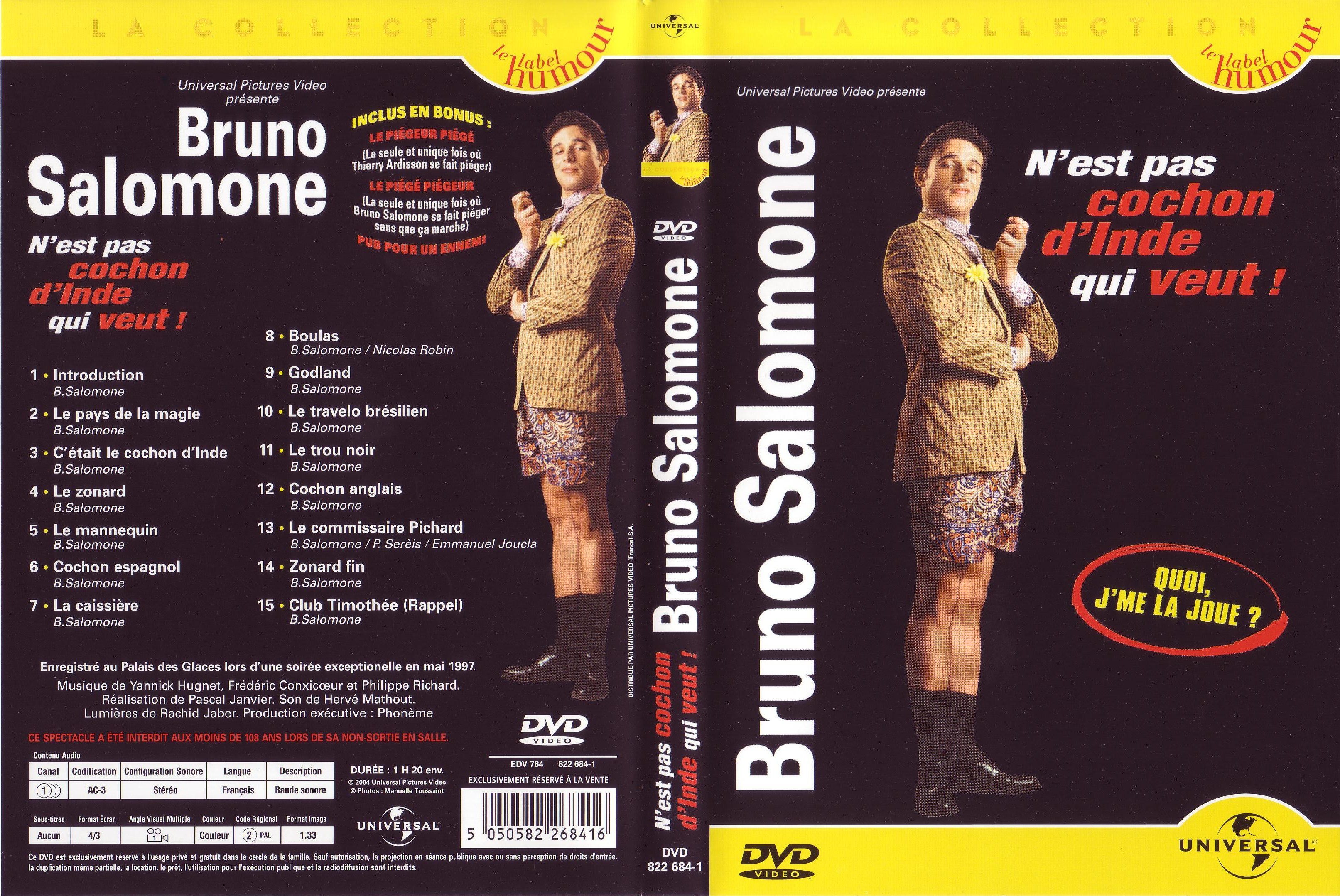 Jaquette DVD Bruno Salomone N