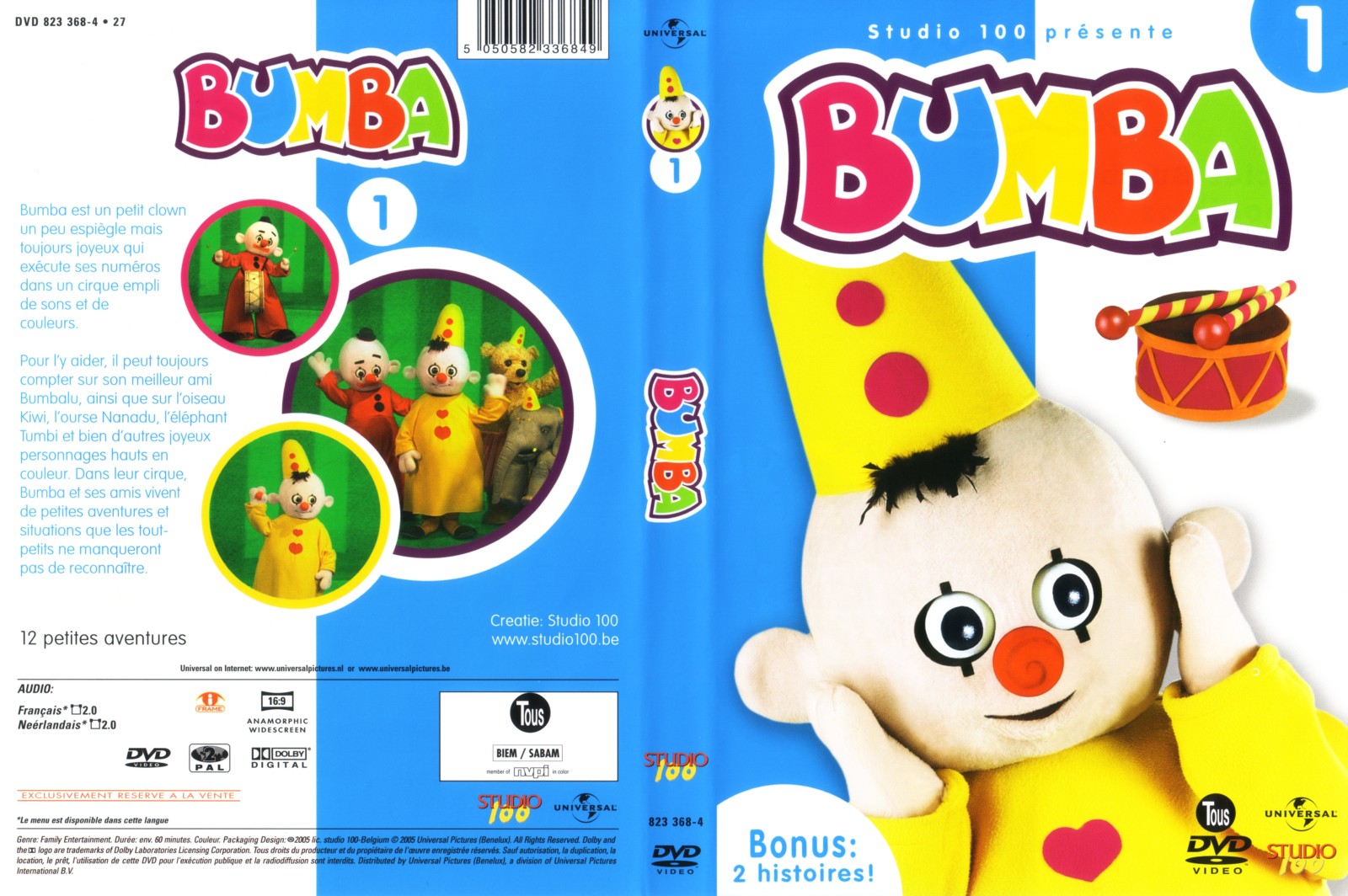 Jaquette DVD Bumba vol 1