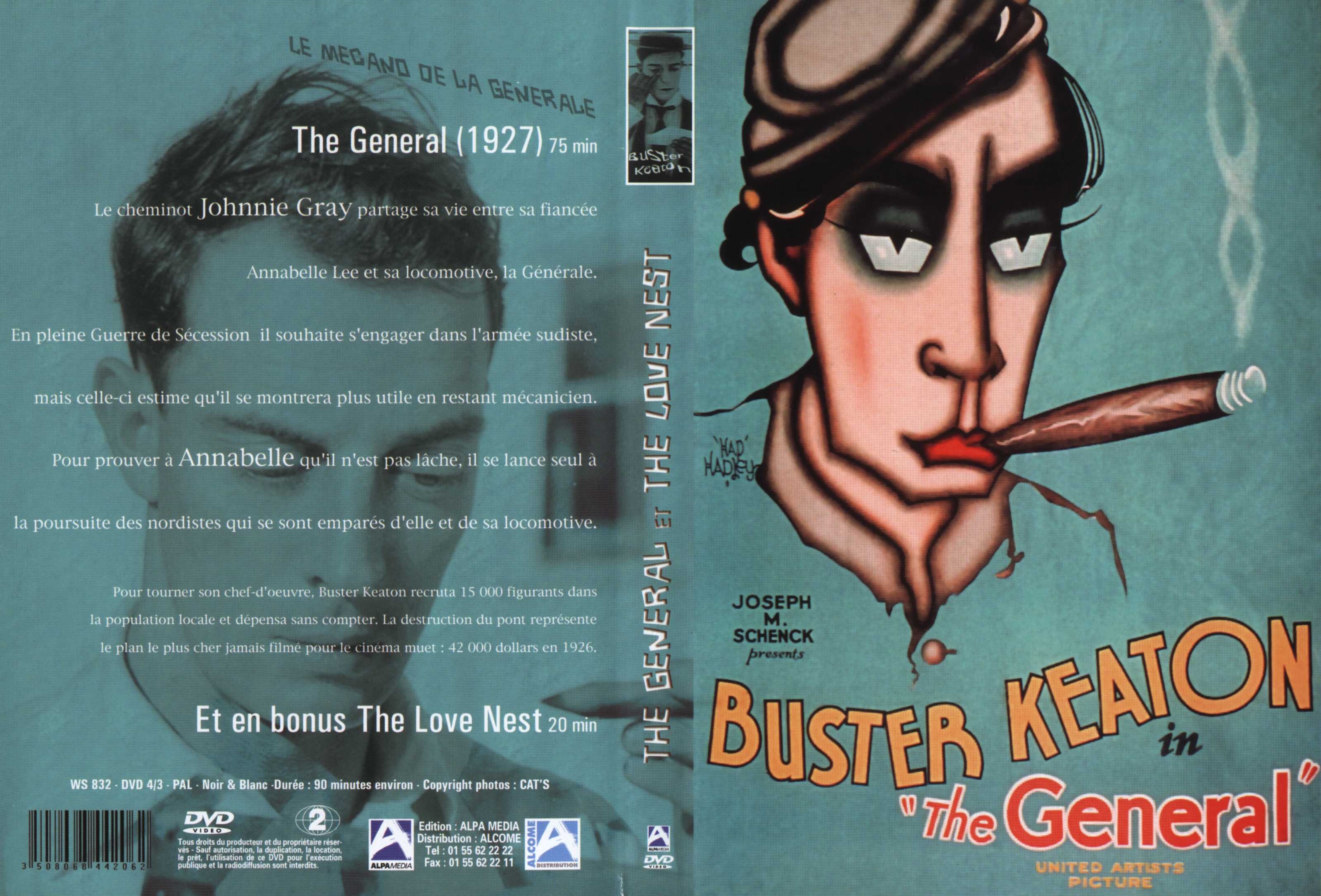 Jaquette DVD Buster Keaton the general