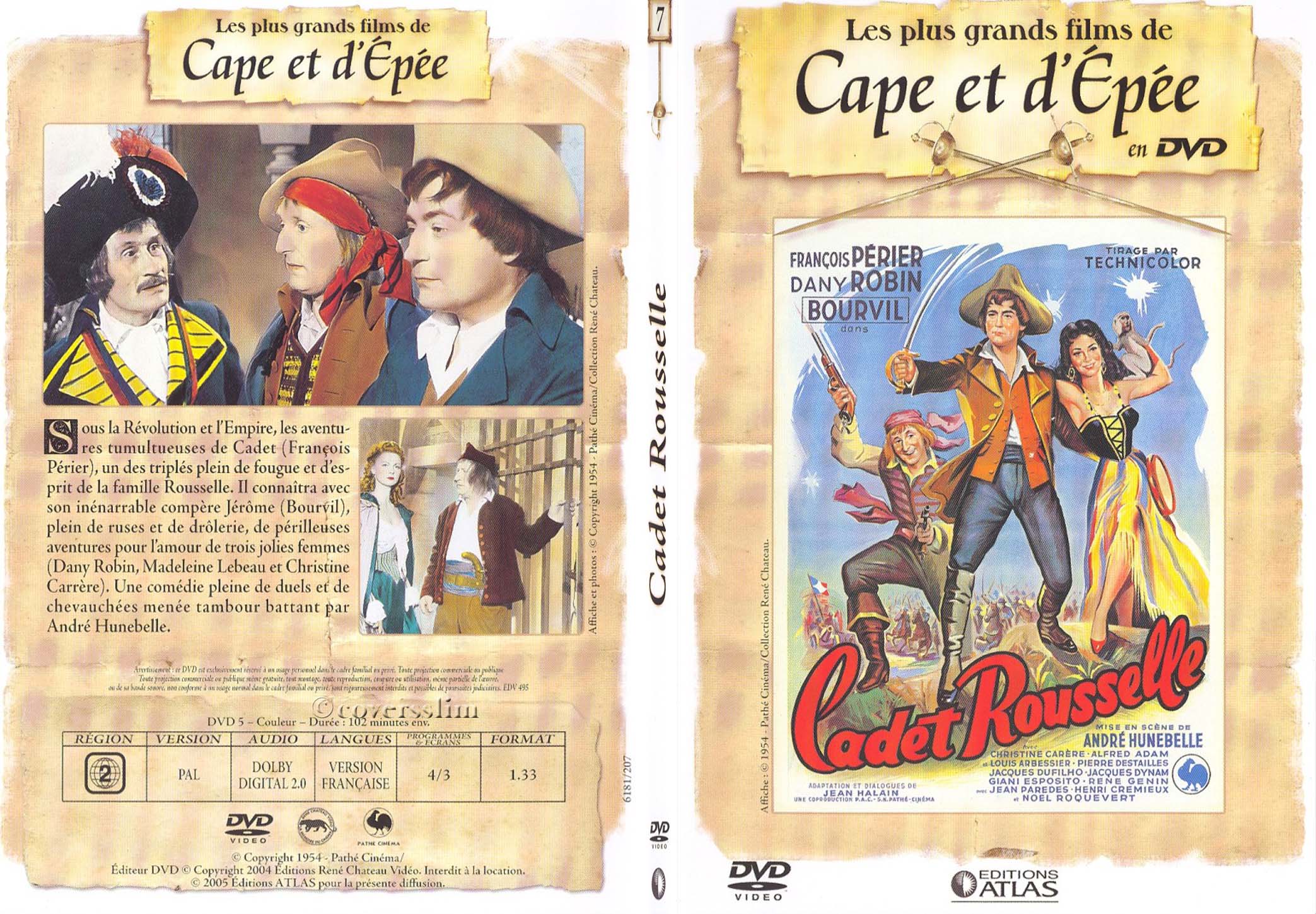 Jaquette DVD Cadet Rousselle - SLIM v2