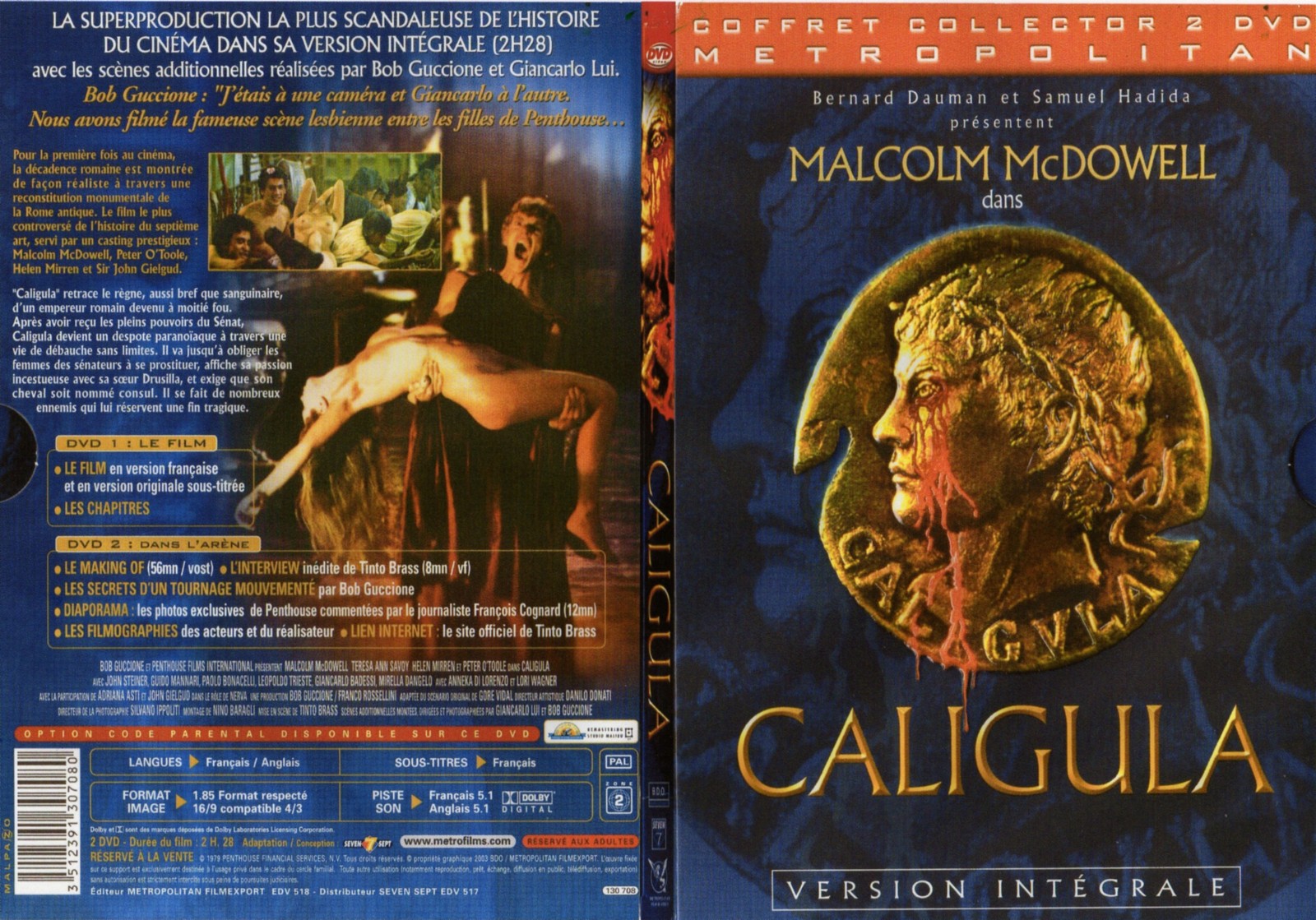 Jaquette DVD Caligula - SLIM
