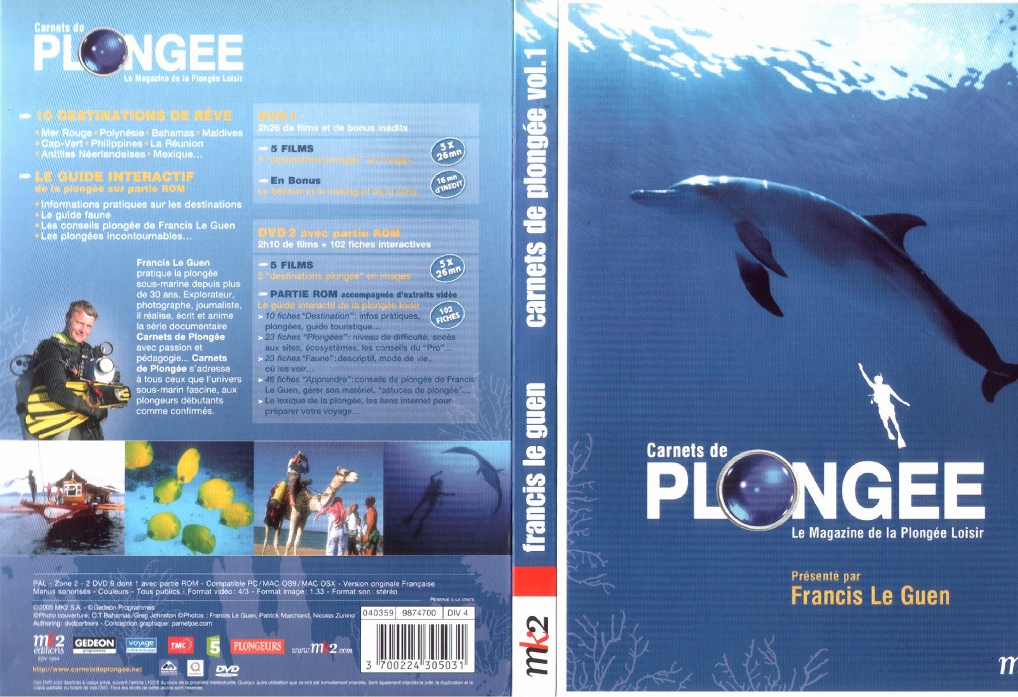 Jaquette DVD Carnets de plonge