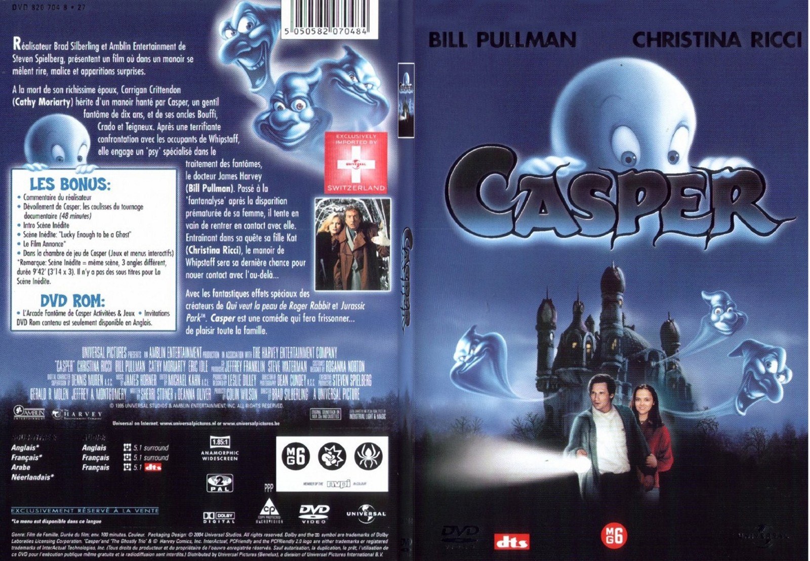 Jaquette DVD Casper - SLIM