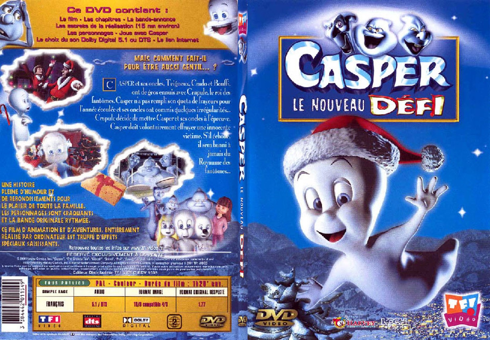 Jaquette DVD Casper le nouveau dfi - SLIM