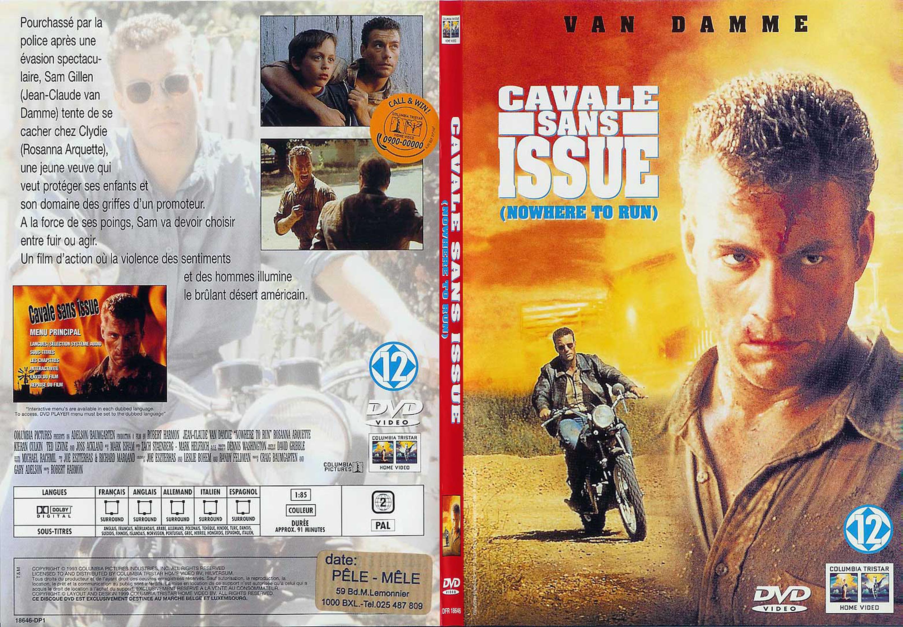 Jaquette DVD Cavale sans issue - SLIM