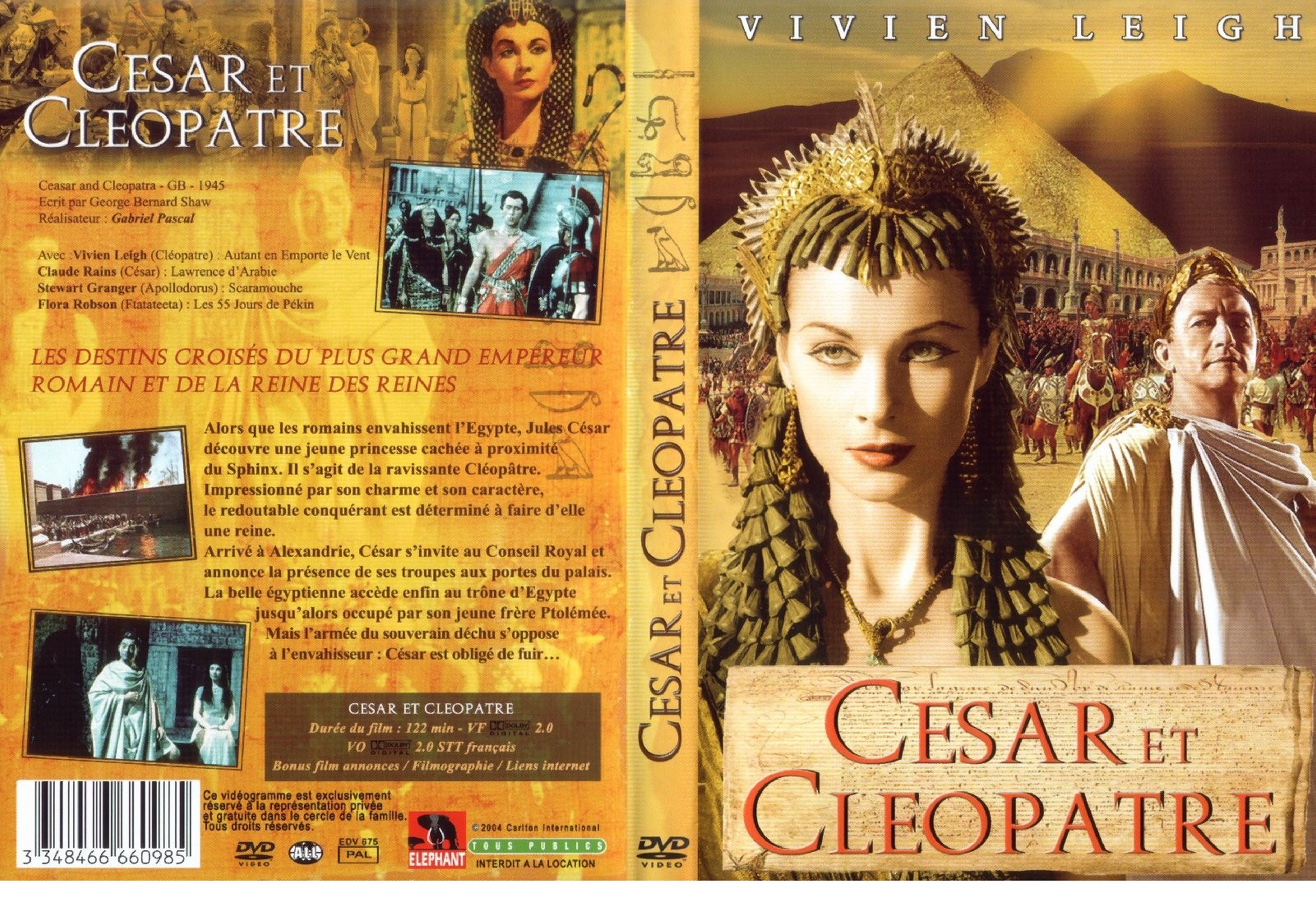 Jaquette DVD Csar et Clopatre