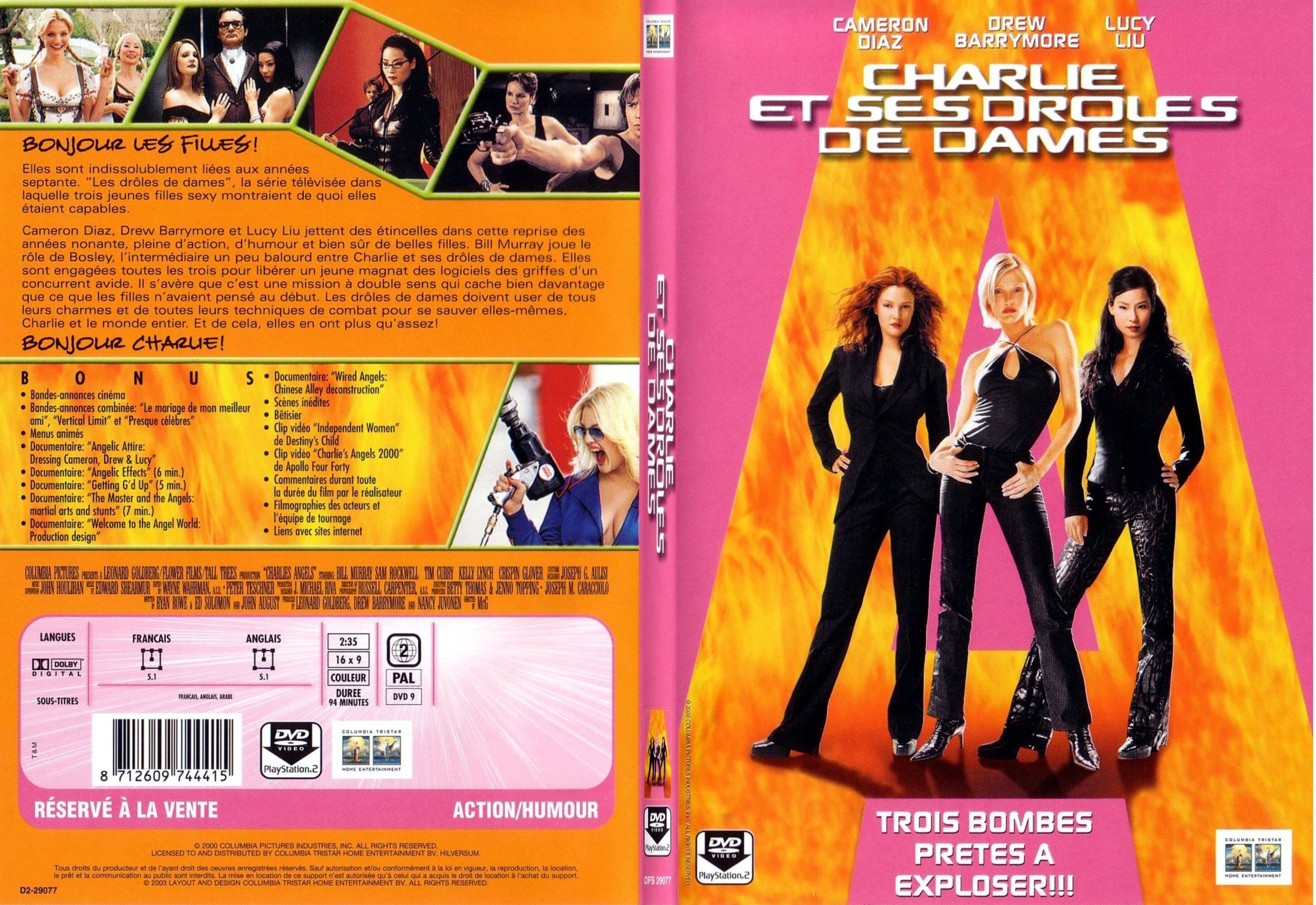 Jaquette DVD Charlie et ses droles de dames - SLIM